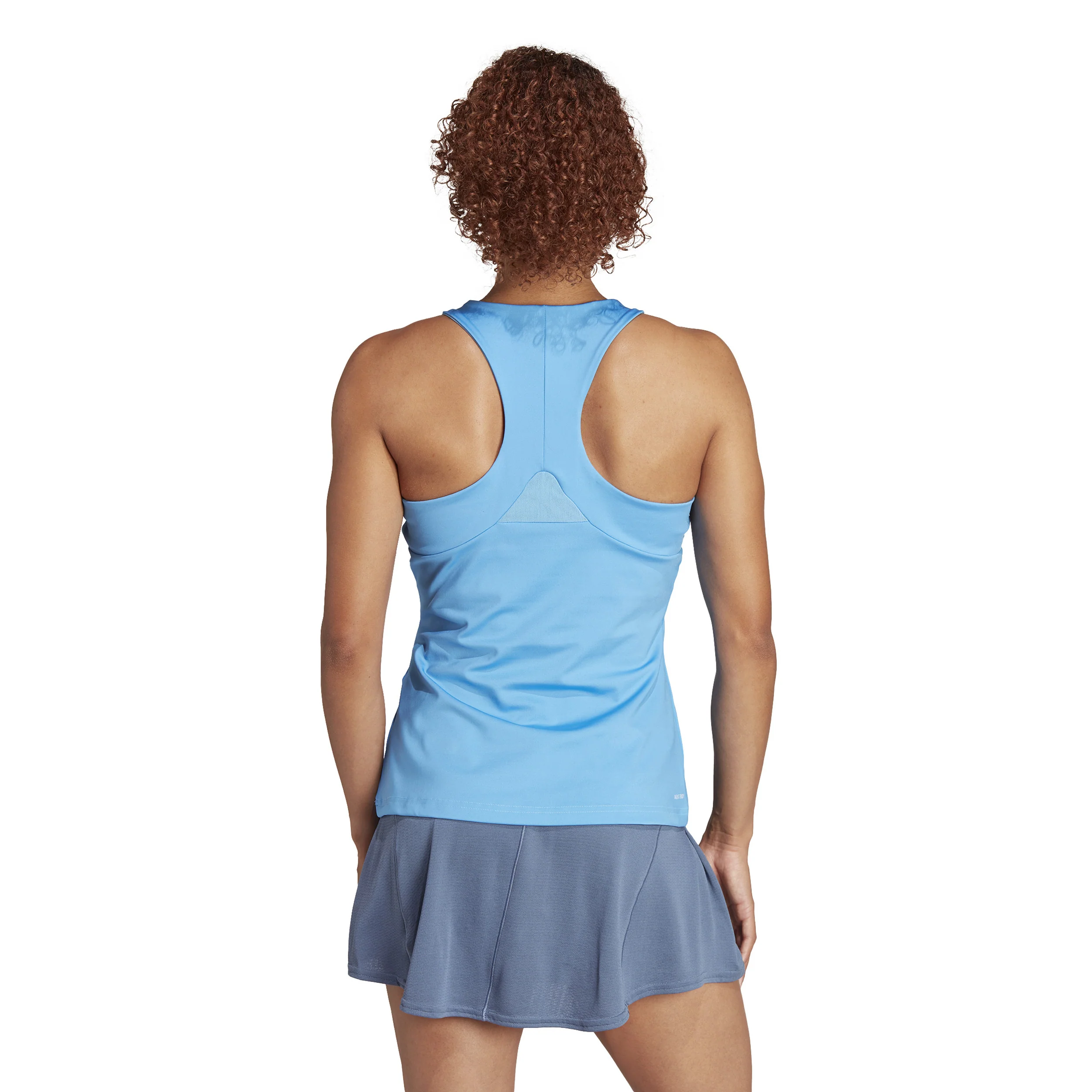 Y-Tank Top Kobiety-Jasnoniebieski,Biały - Image 3
