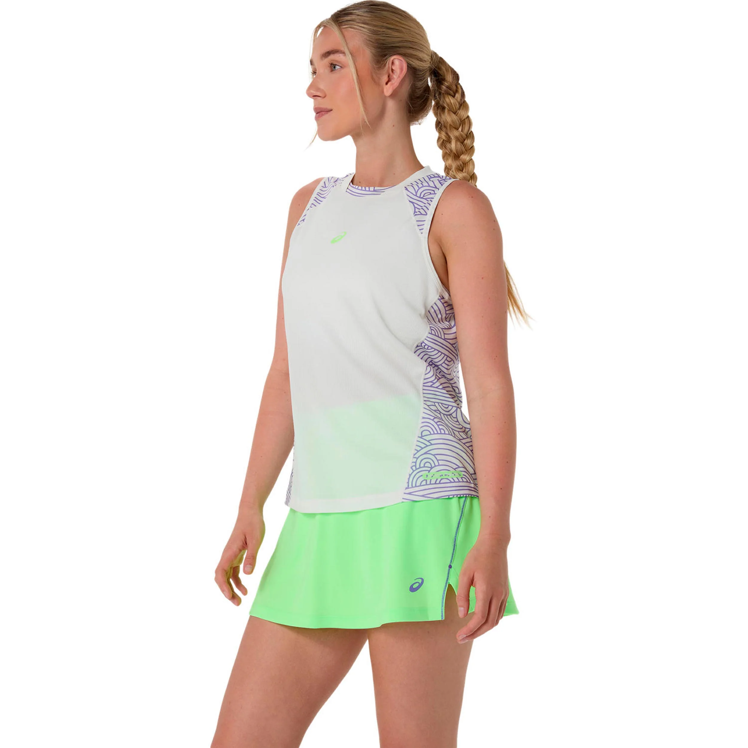 Court All Over Print Tank top Kobiety - krem, niebiesko-szary - Image 3