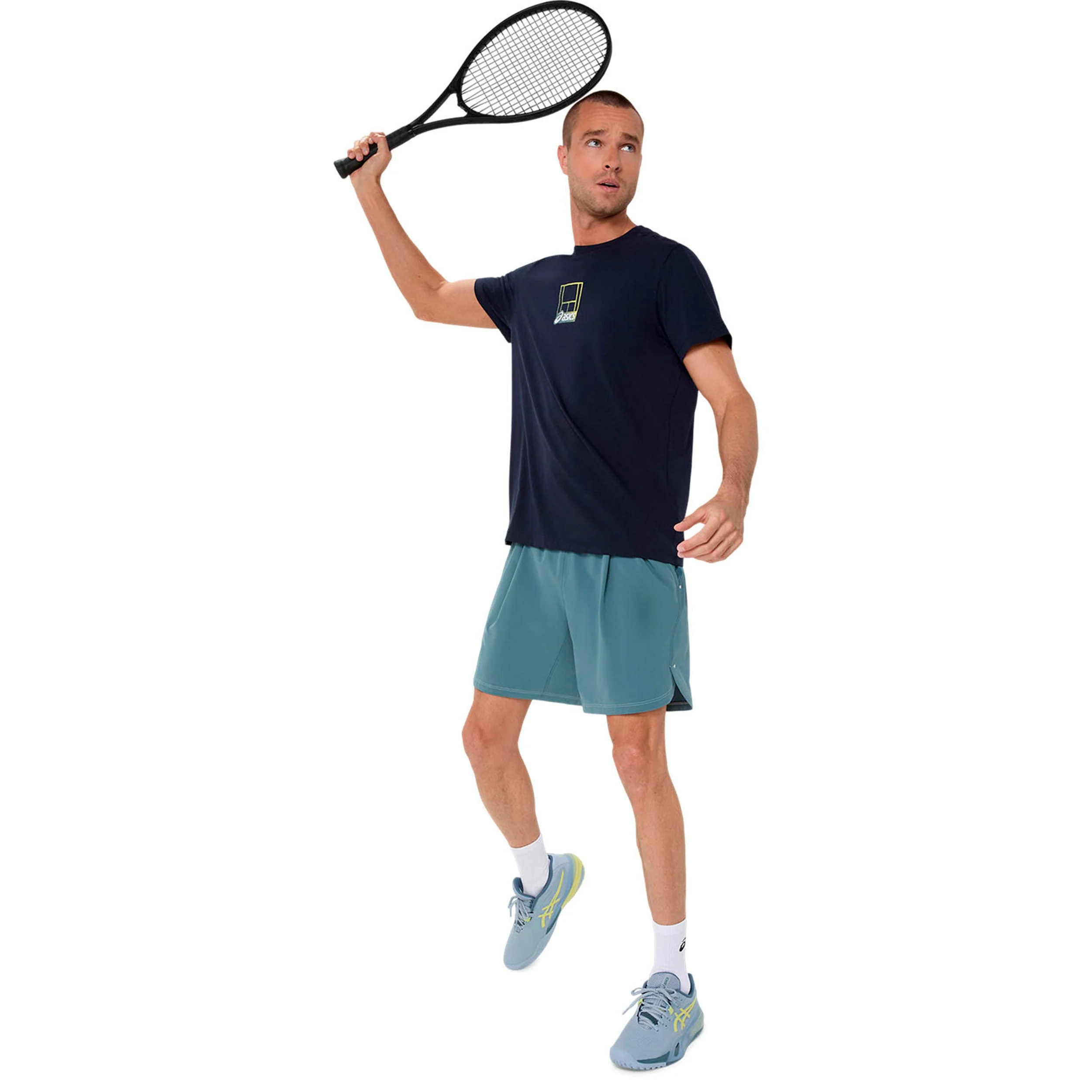 Court Core Graphic Koszulka Mężczyźni-ciemnoniebieski - Image 3