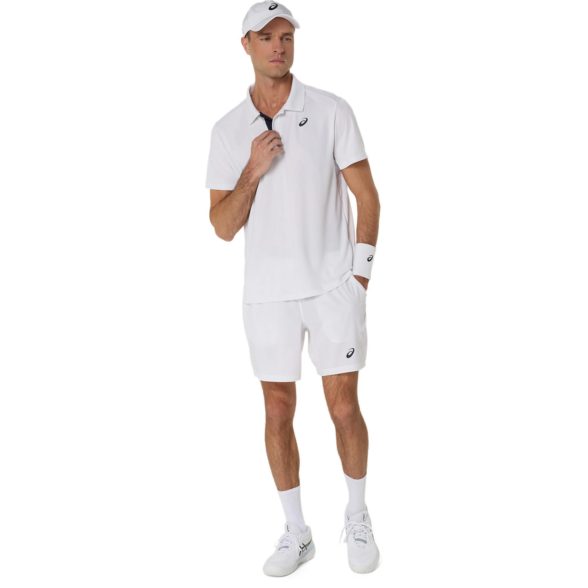Court Polo Mężczyźni-biały - Image 8