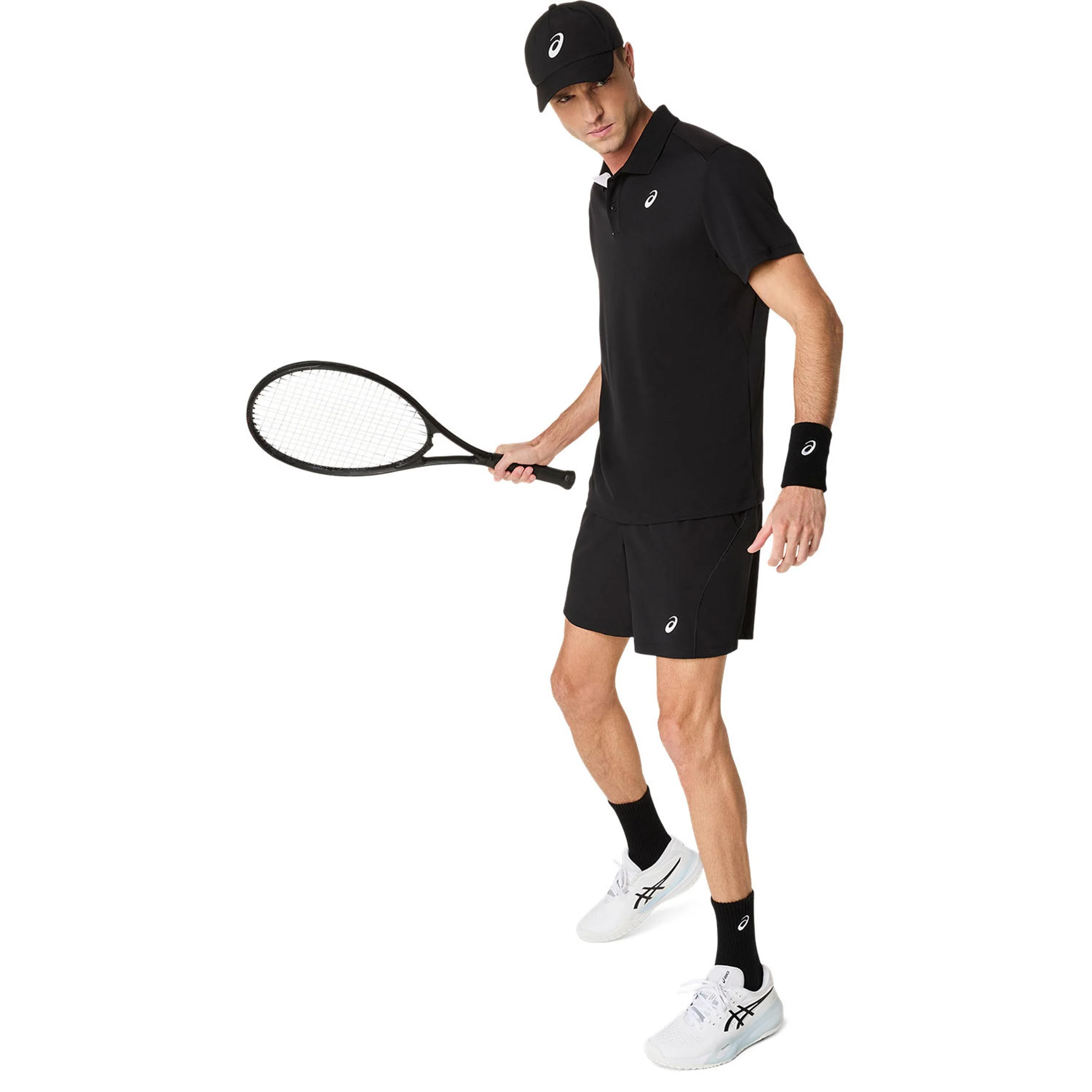Court Polo Mężczyźni-czarny - Image 6