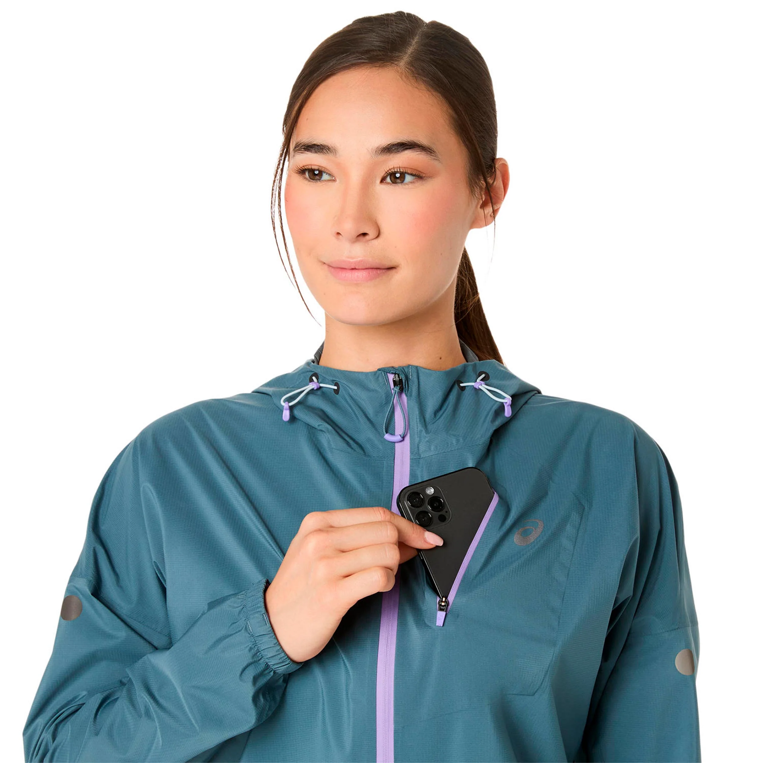Fujitrail Elite Waterproof Kurtka do biegania Kobiety-szary - Image 4