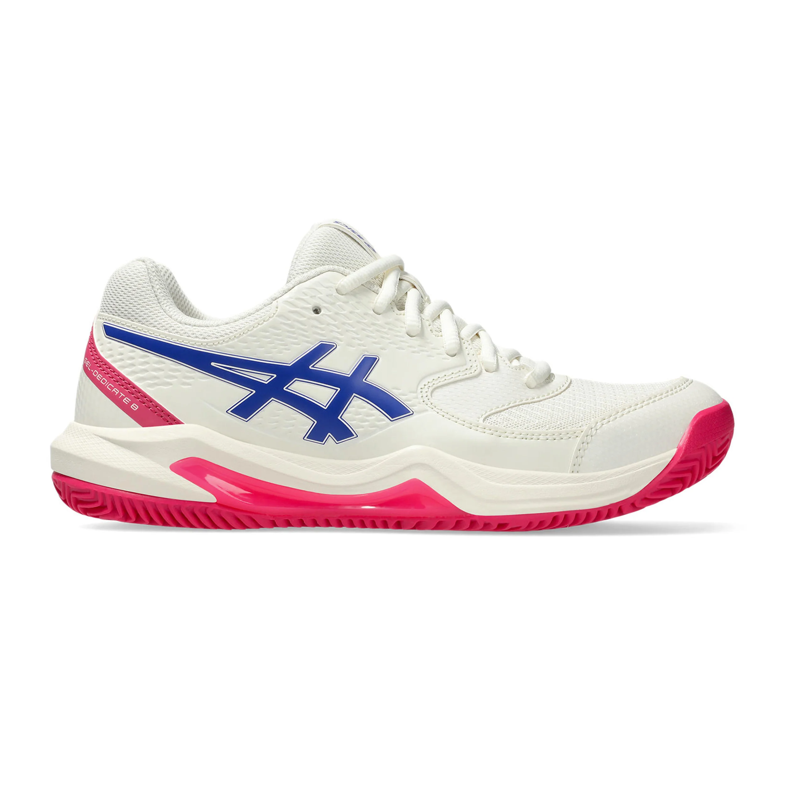 Gel-Dedicate 8 buty do tenisa ziemnego Kobiety - krem, ciemnoniebieski