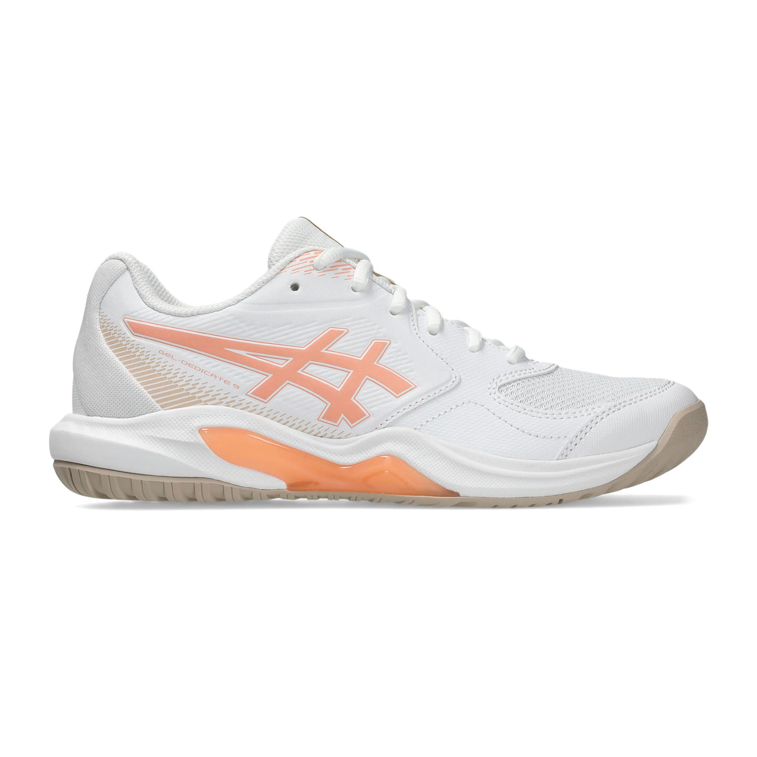 Gel-Dedicate 9 buty do tenisa allcourt Kobiety - biały, morela