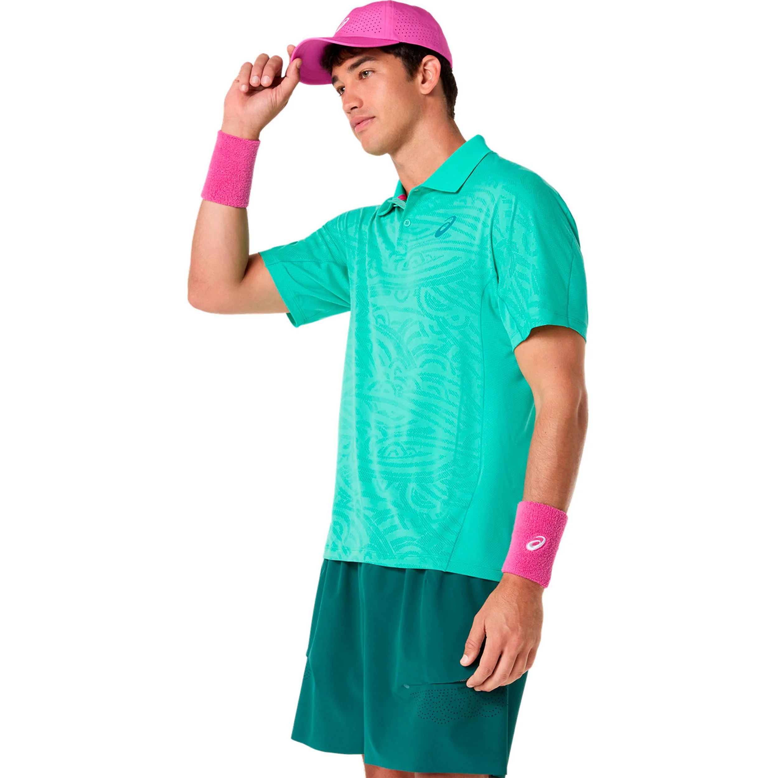 Match Jacquard    Polo Mężczyźni - zieleń - Image 3
