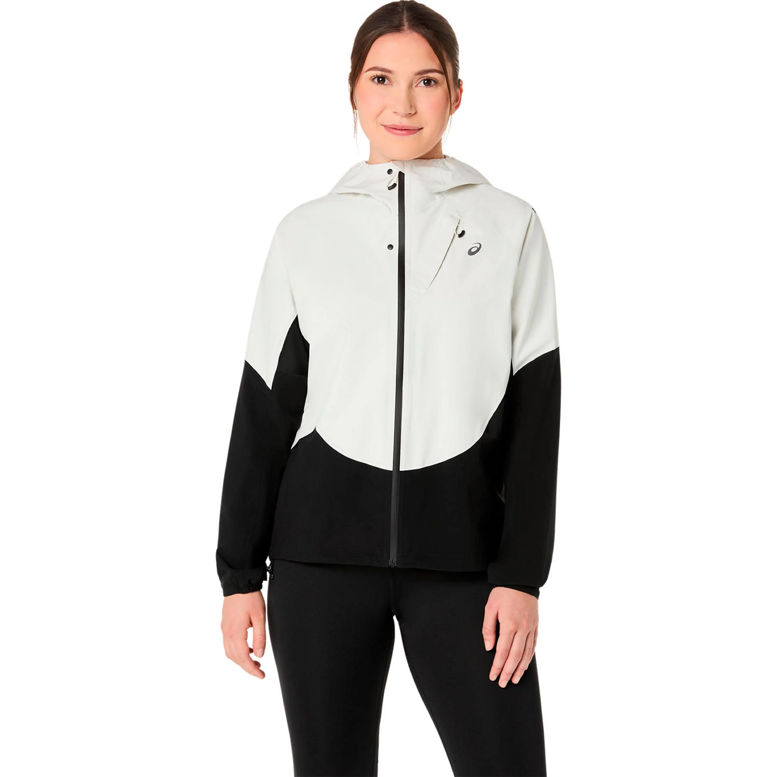 Metarun Waterproof Kurtka do biegania Kobiety - czarny, beż