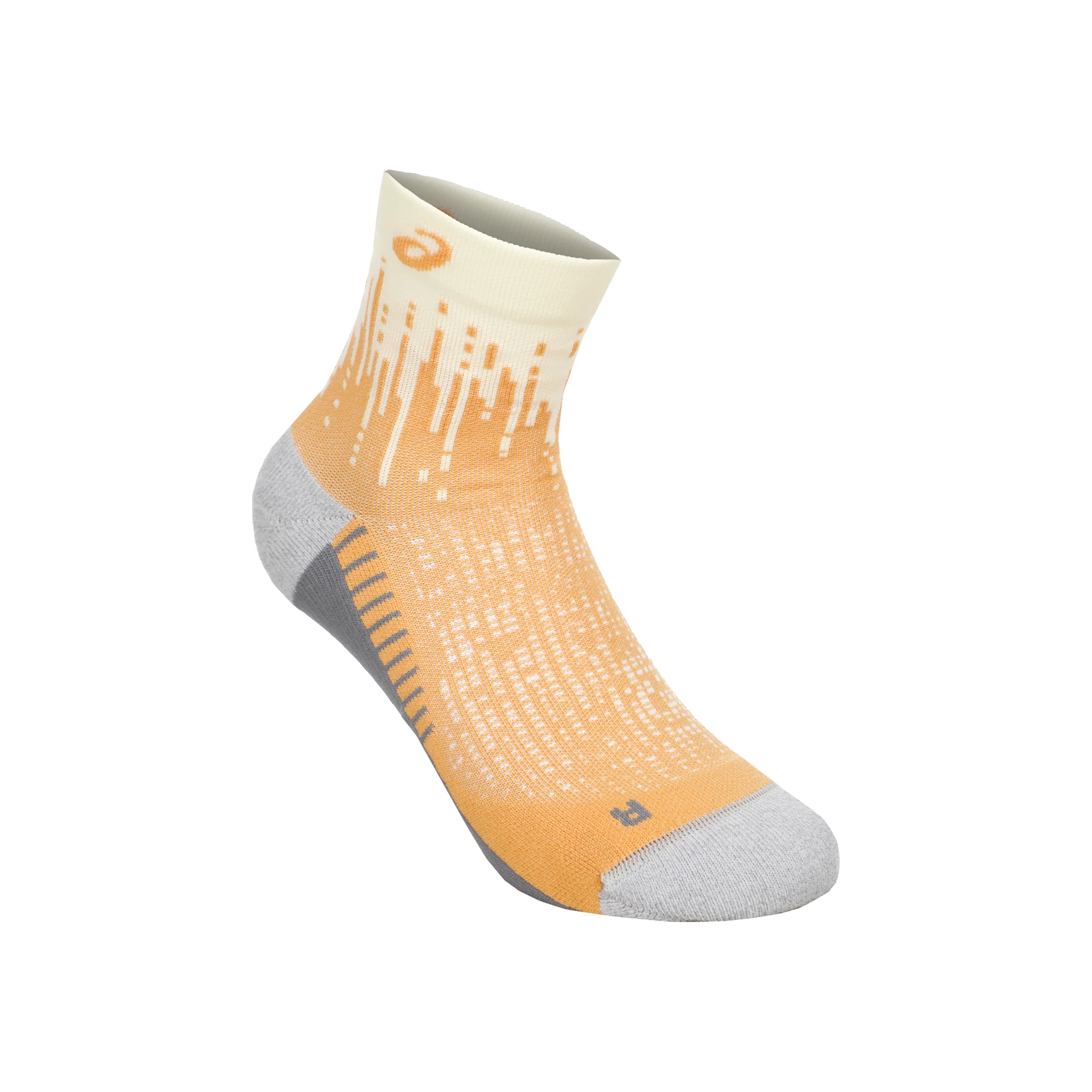Performance Run Quarter Skarpety do biegania Unisex - krem, sand