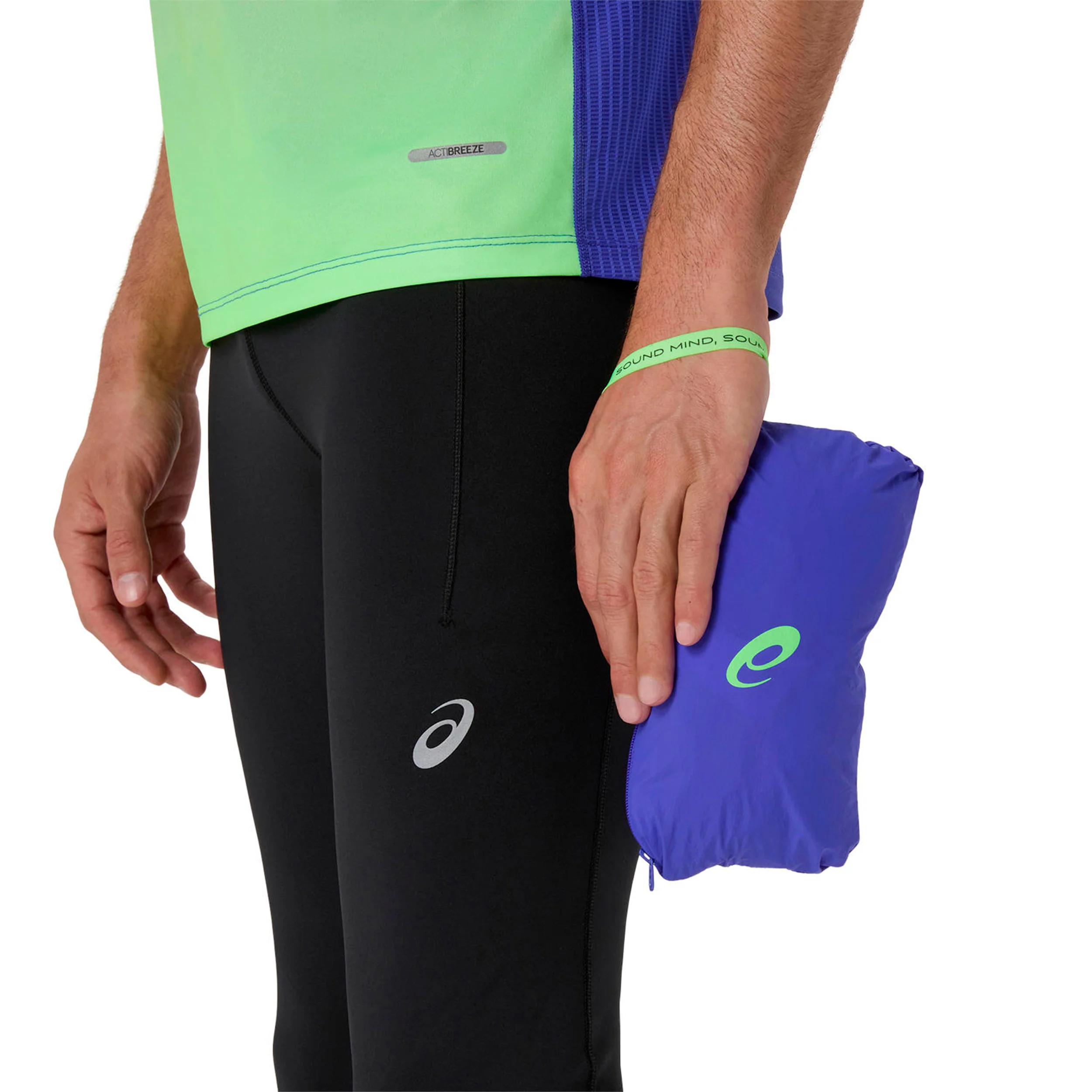 Road Packable Jacket Kurtka do biegania Mężczyźni - niebieski, zieleń - Image 8
