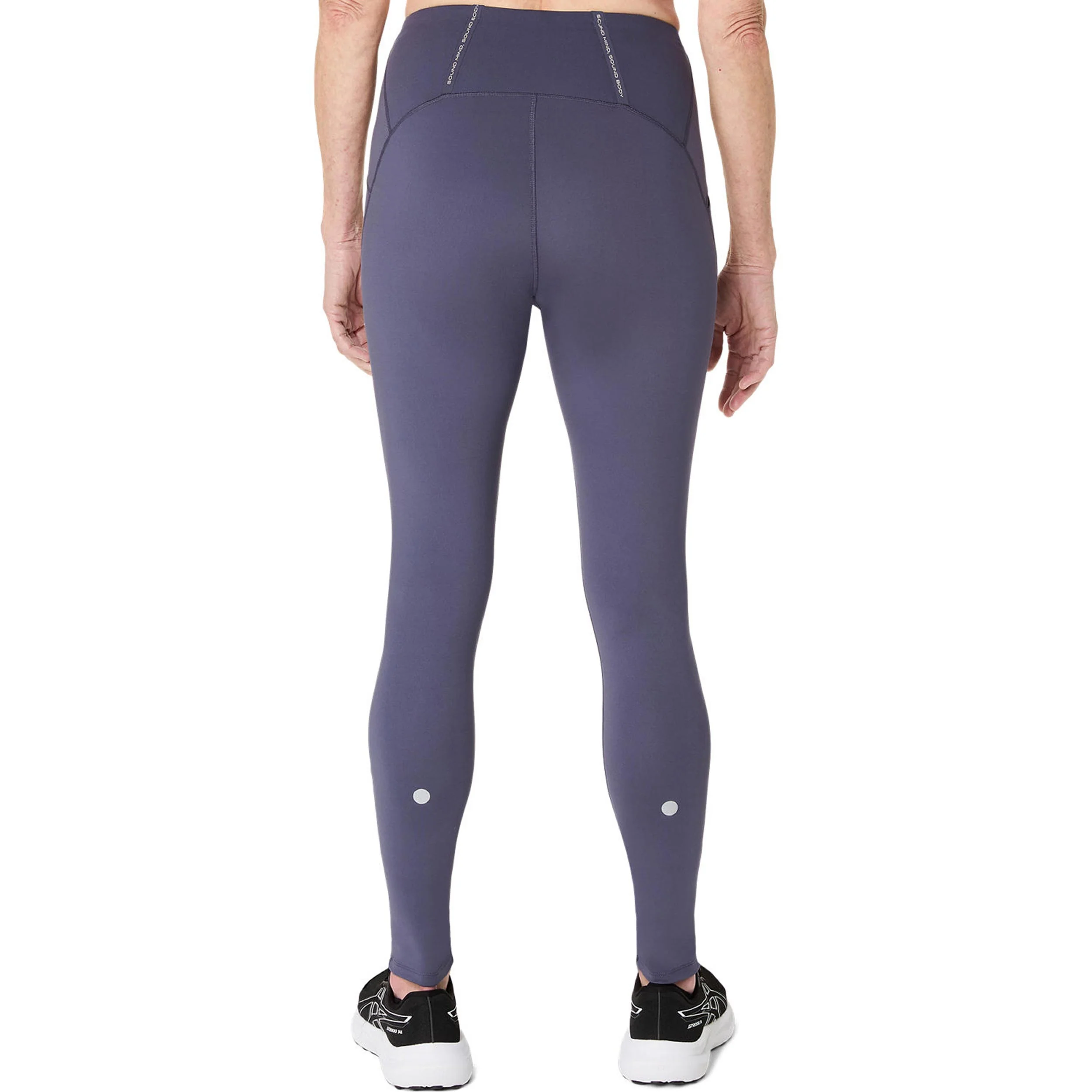 Road Winter High Waist  Getry do biegania Kobiety - niebiesko-szary - Image 2