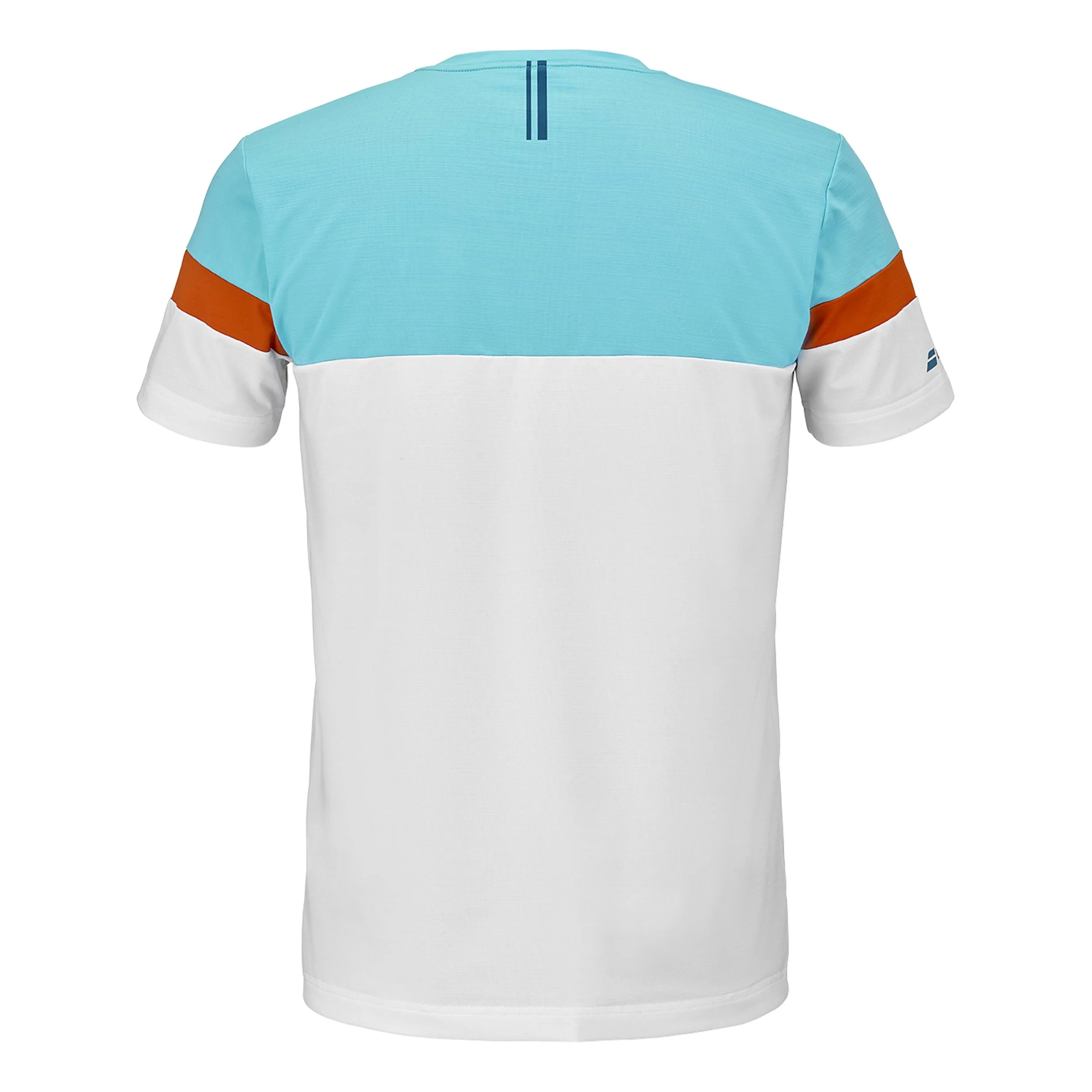 Crew Neck Koszulka Mężczyźni - biały, pomarańczowy - Image 3