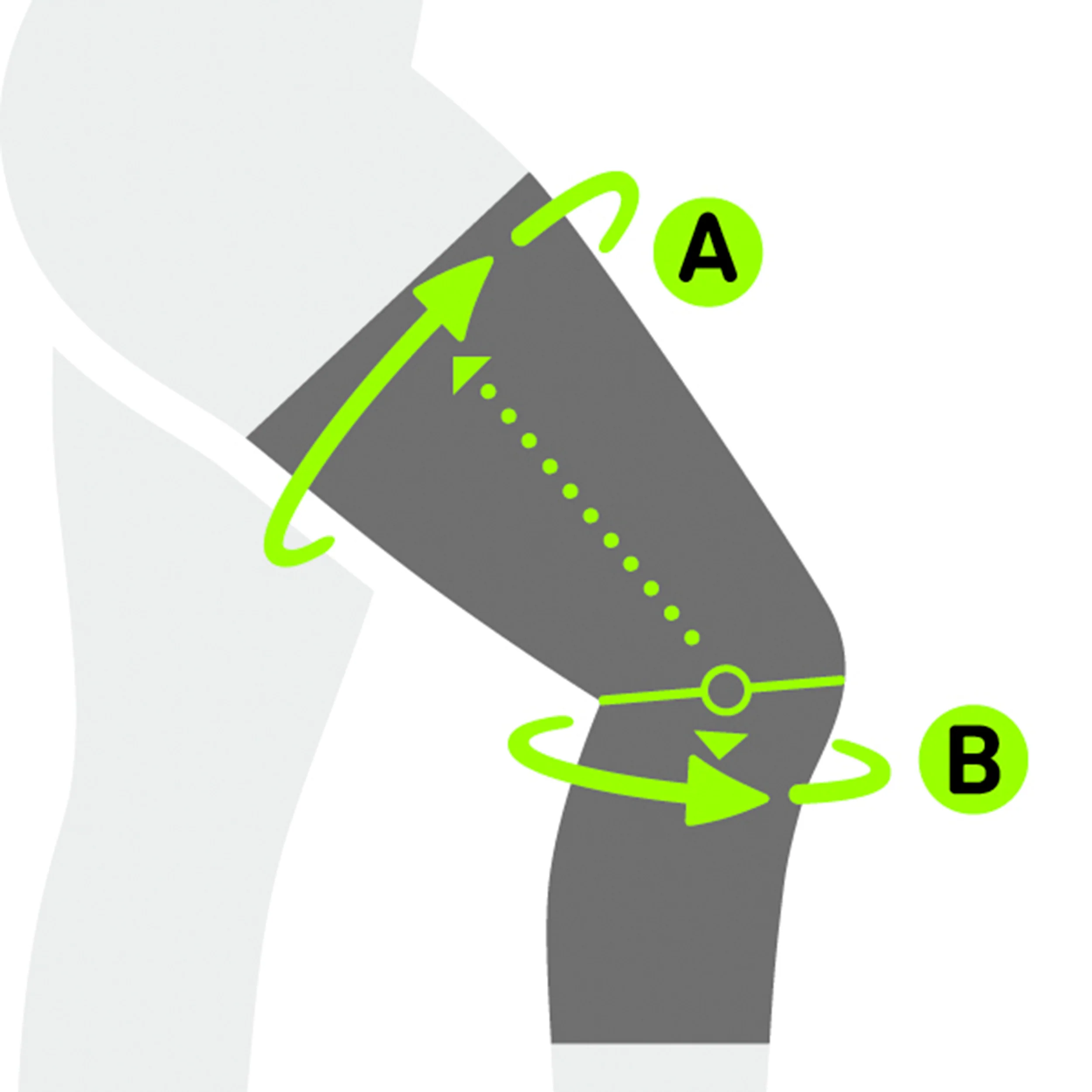 Sports Compression Knee Support Bandaż Na Kolano-Czarny - Image 8