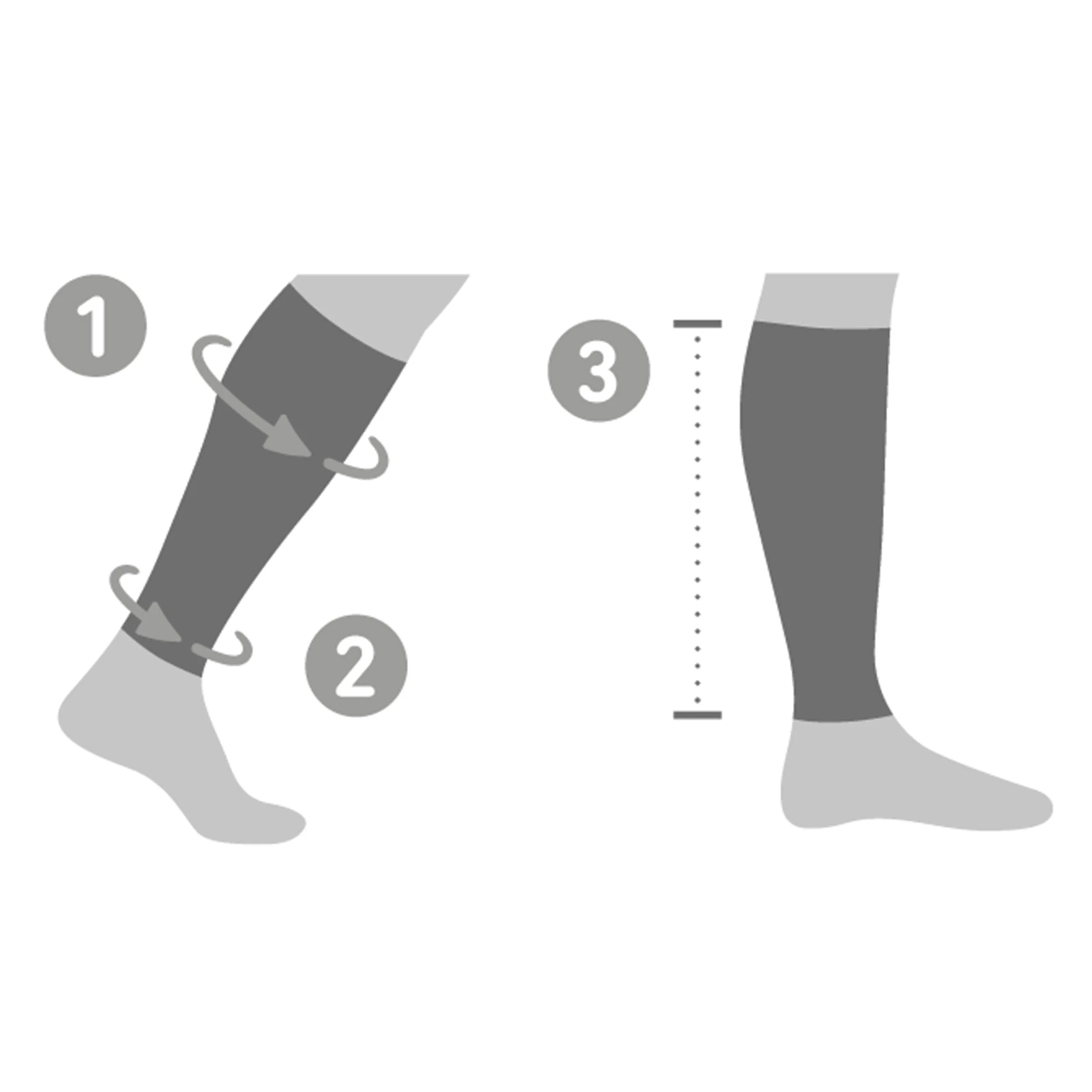 Sports Compression Lower Leg (long) Rękaw-Różowy - Image 5