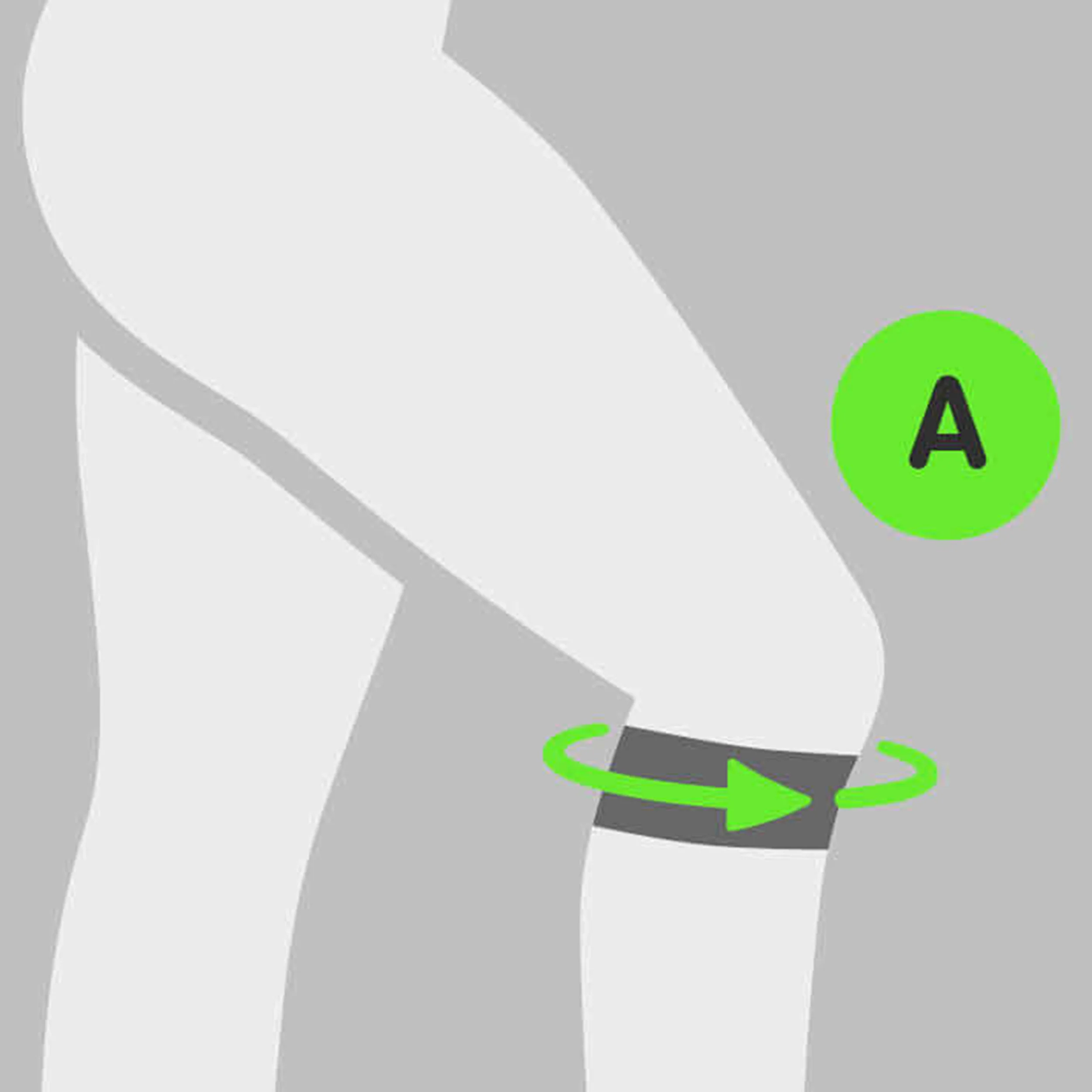 Sports Knee Strap Bandaż Na Rzepkę-Jagoda,Pomarańczowy - Image 3