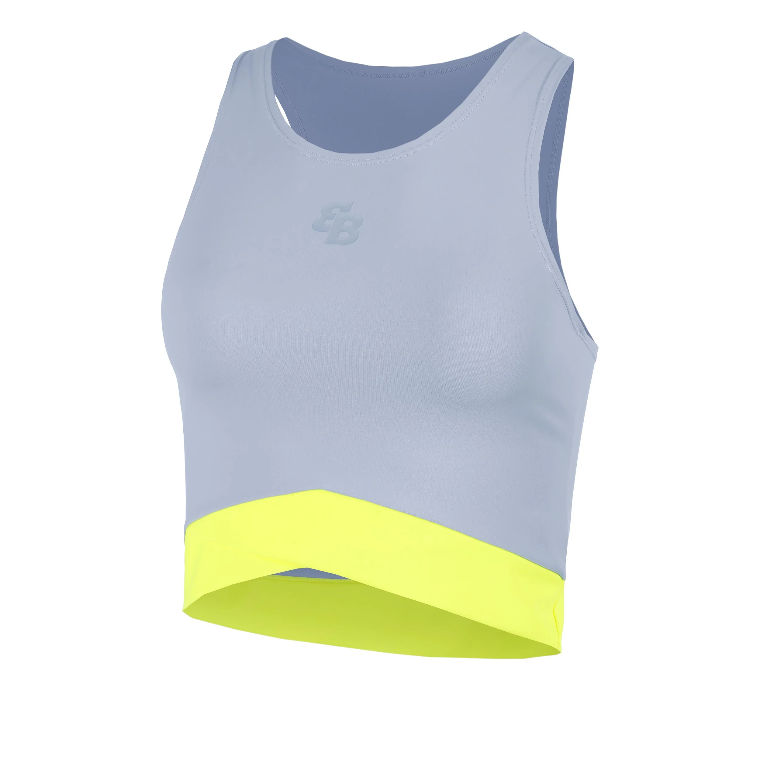 Bora Tank Top Kobiety-Szary,Neonowy Żółty