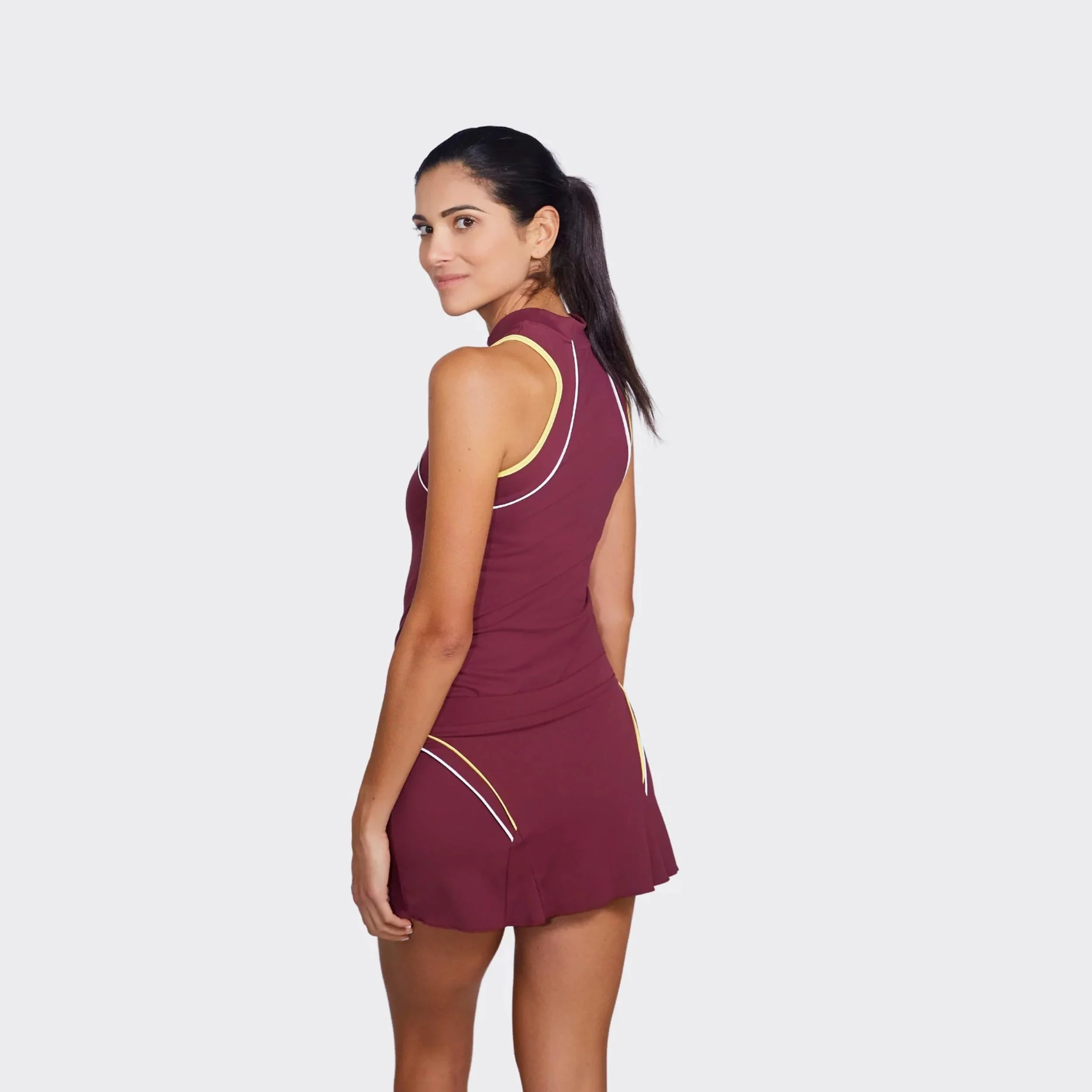 Gaia Tank top Kobiety-ciemnoczerwony - Image 3