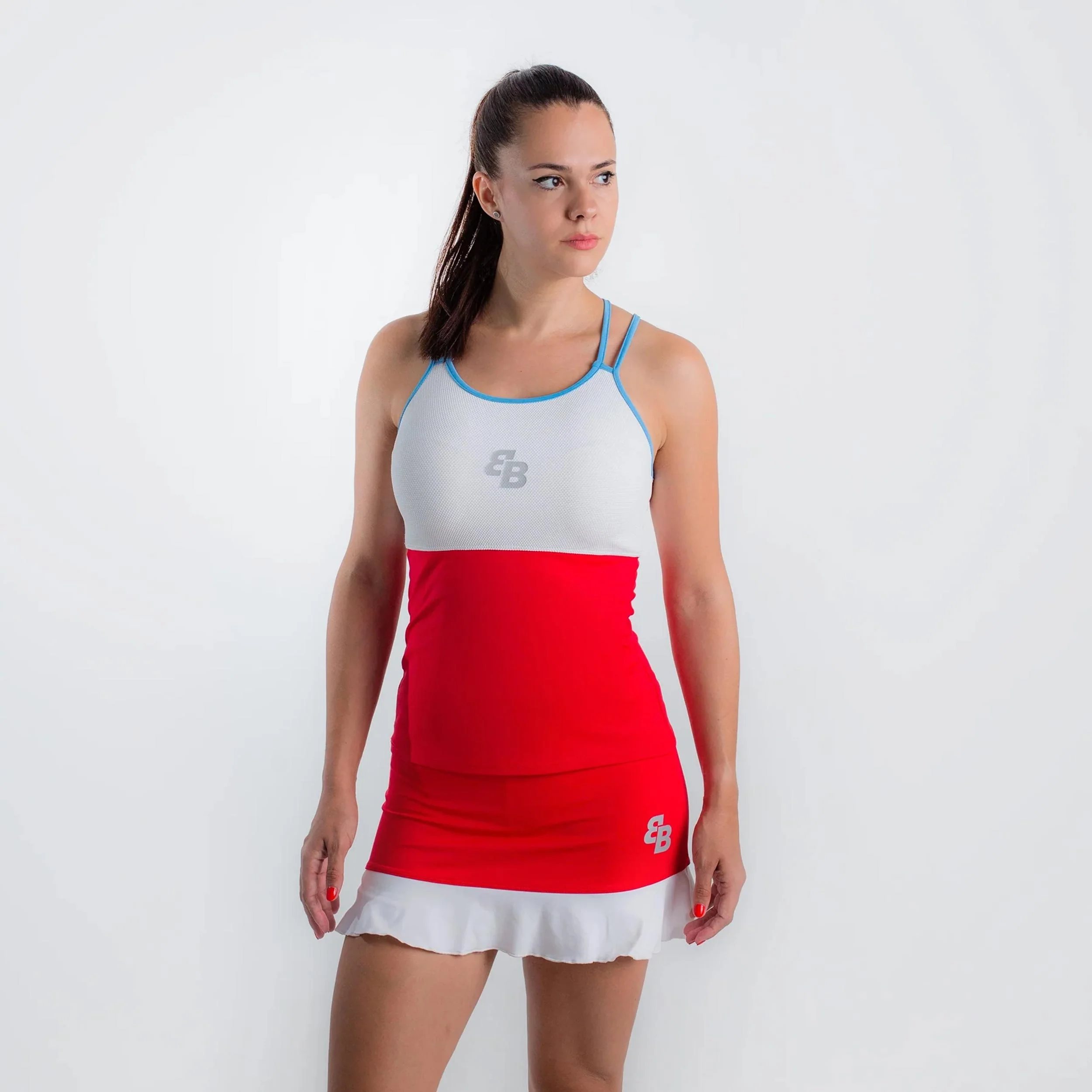 Kyoto Tank Top Kobiety-Czerwony - Image 4
