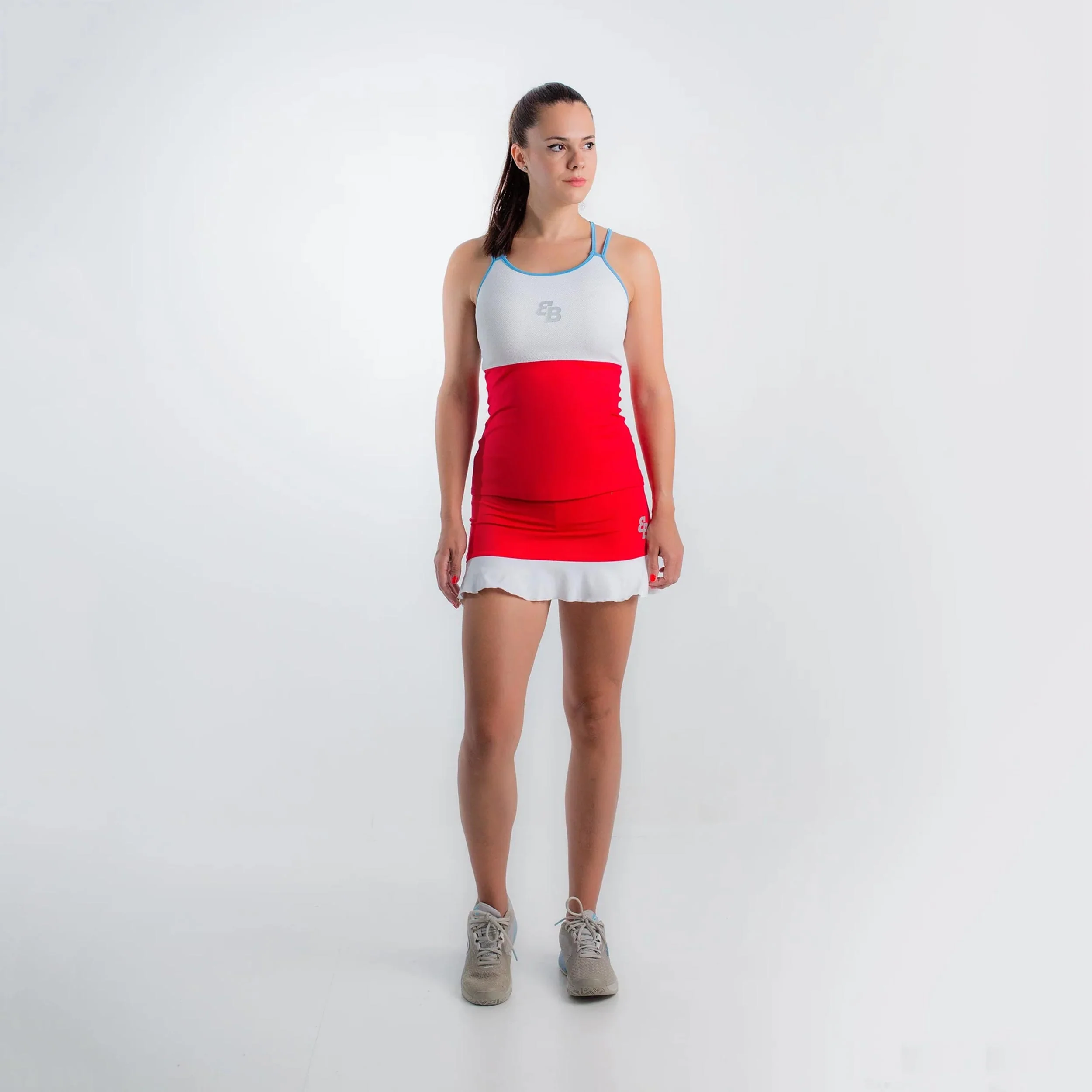 Kyoto Tank Top Kobiety-Czerwony - Image 6