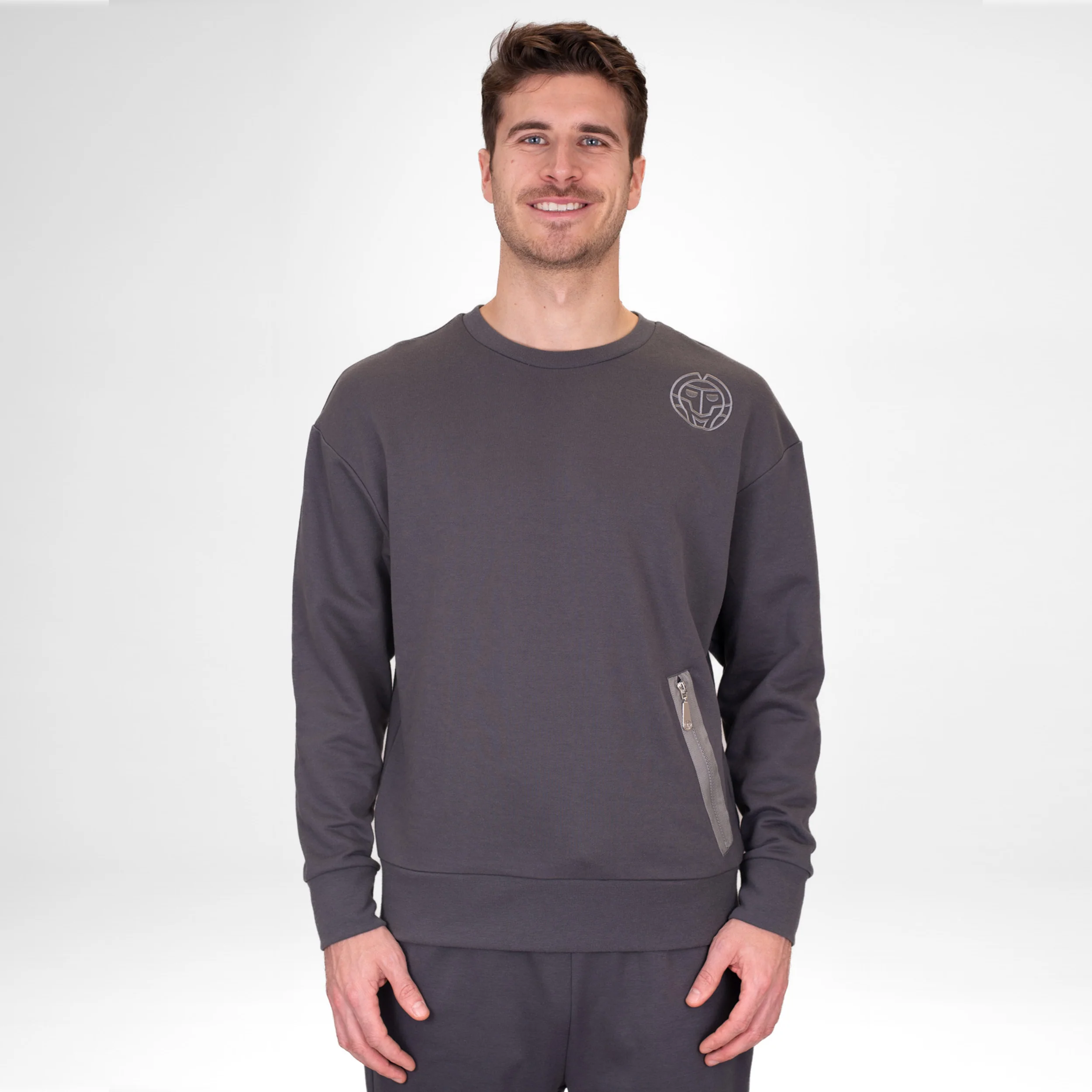 Chill Crew Bluza Mężczyźni-Ciemnoszary - Image 6