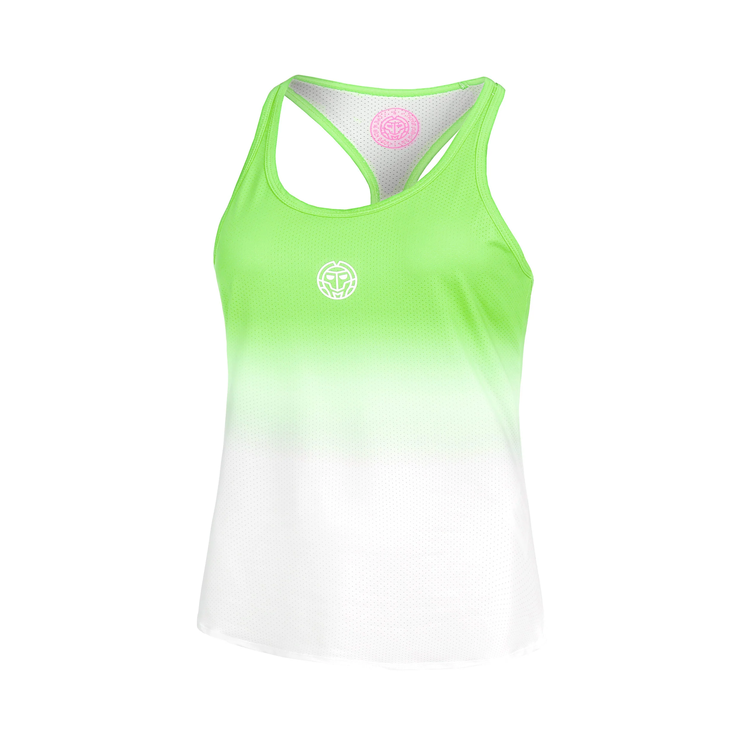 Crew Gradiant Tank Top Dziewczynki-Neonowy Zielony,Biały