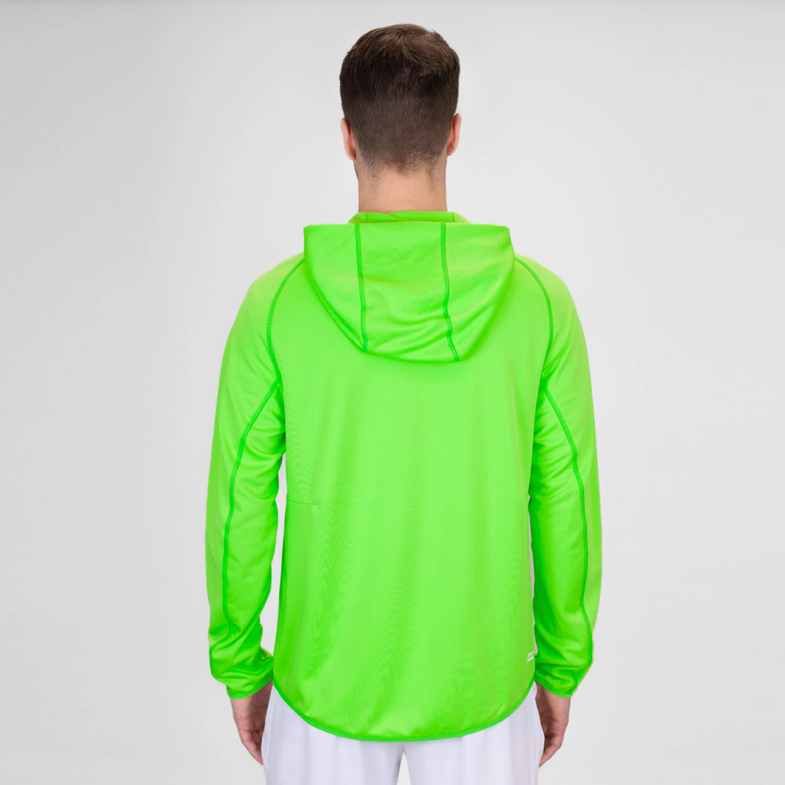 Crew Hood Bluza Dresowa Mężczyźni-Neonowy Zielony - Image 2