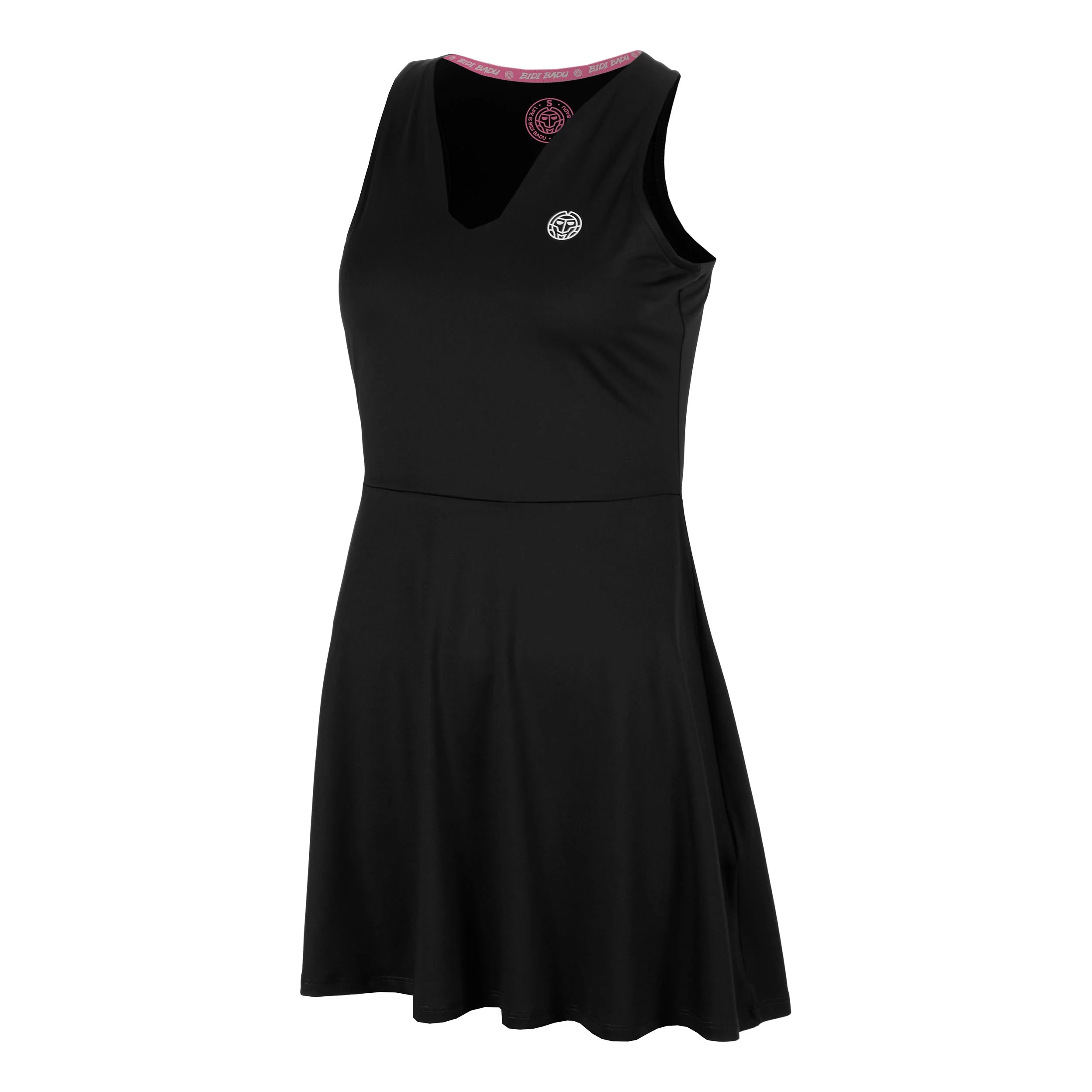 Crew V-Neck Sukienka Kobiety-czarny - Image 5