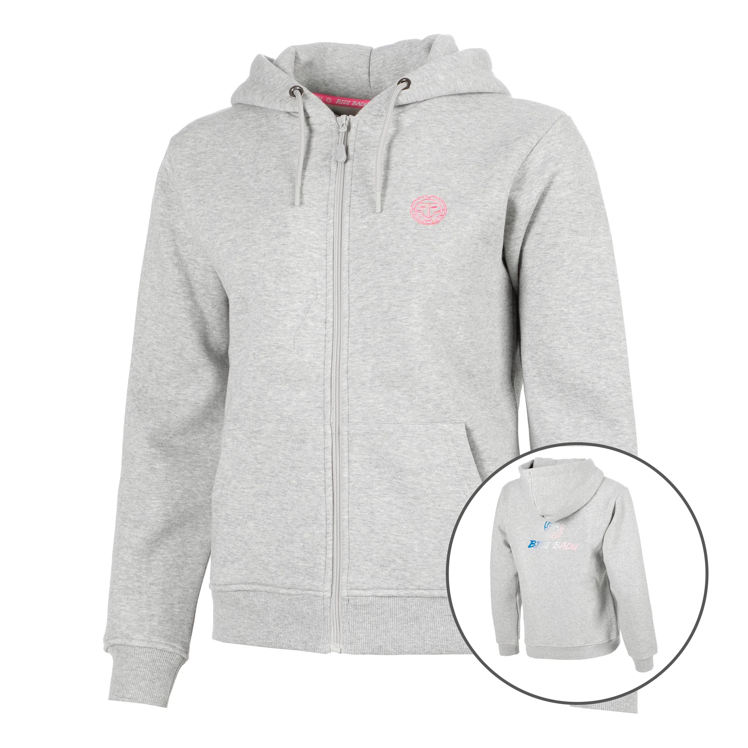 Hey Laguna Logo Zip Bluza Kobiety-jasnoszary