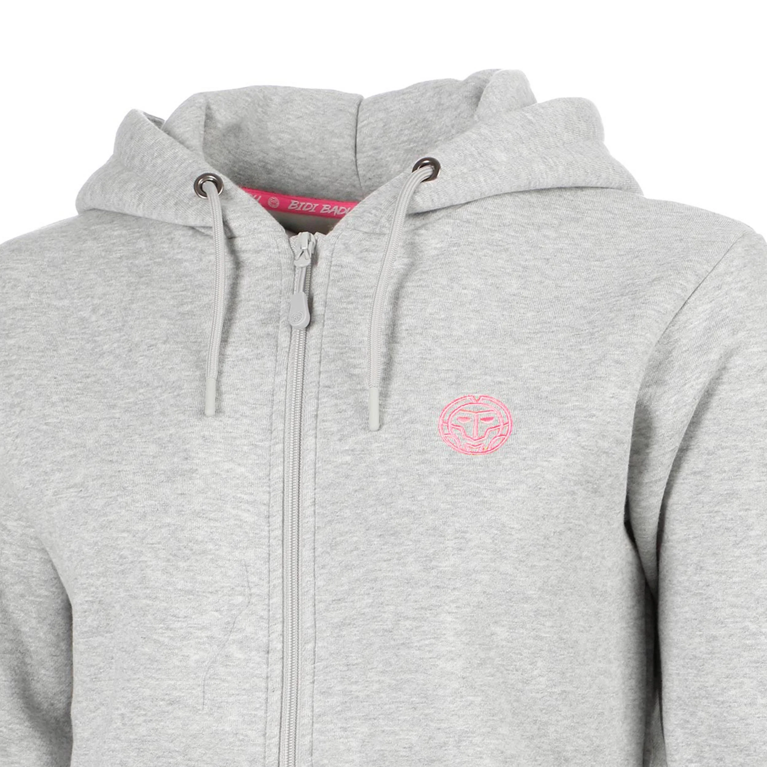 Hey Laguna Logo Zip Bluza Kobiety-jasnoszary - Image 4