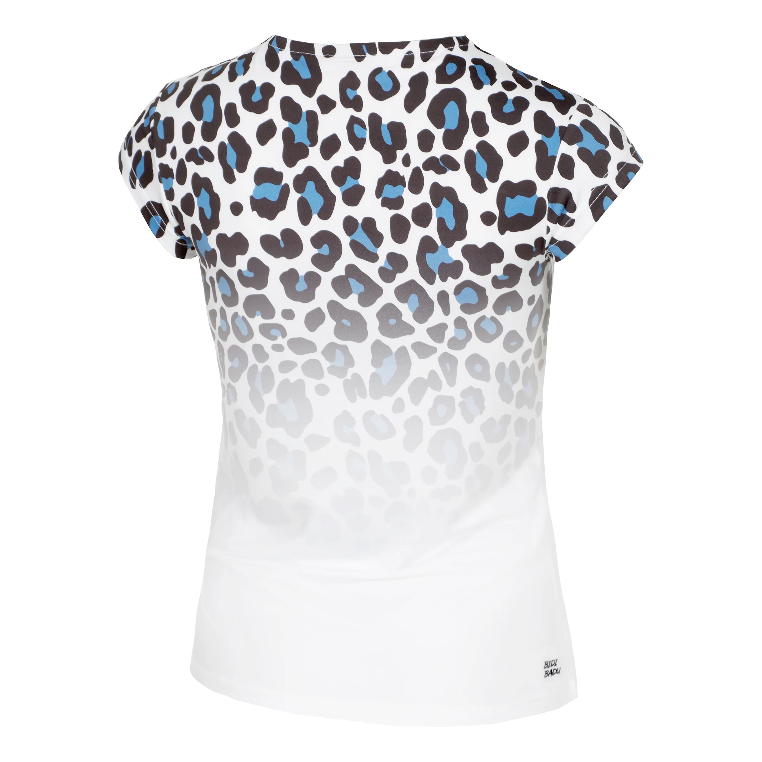 Leoparty Styles V-Neck Koszulka Kobiety-Biały,Czarny - Image 2