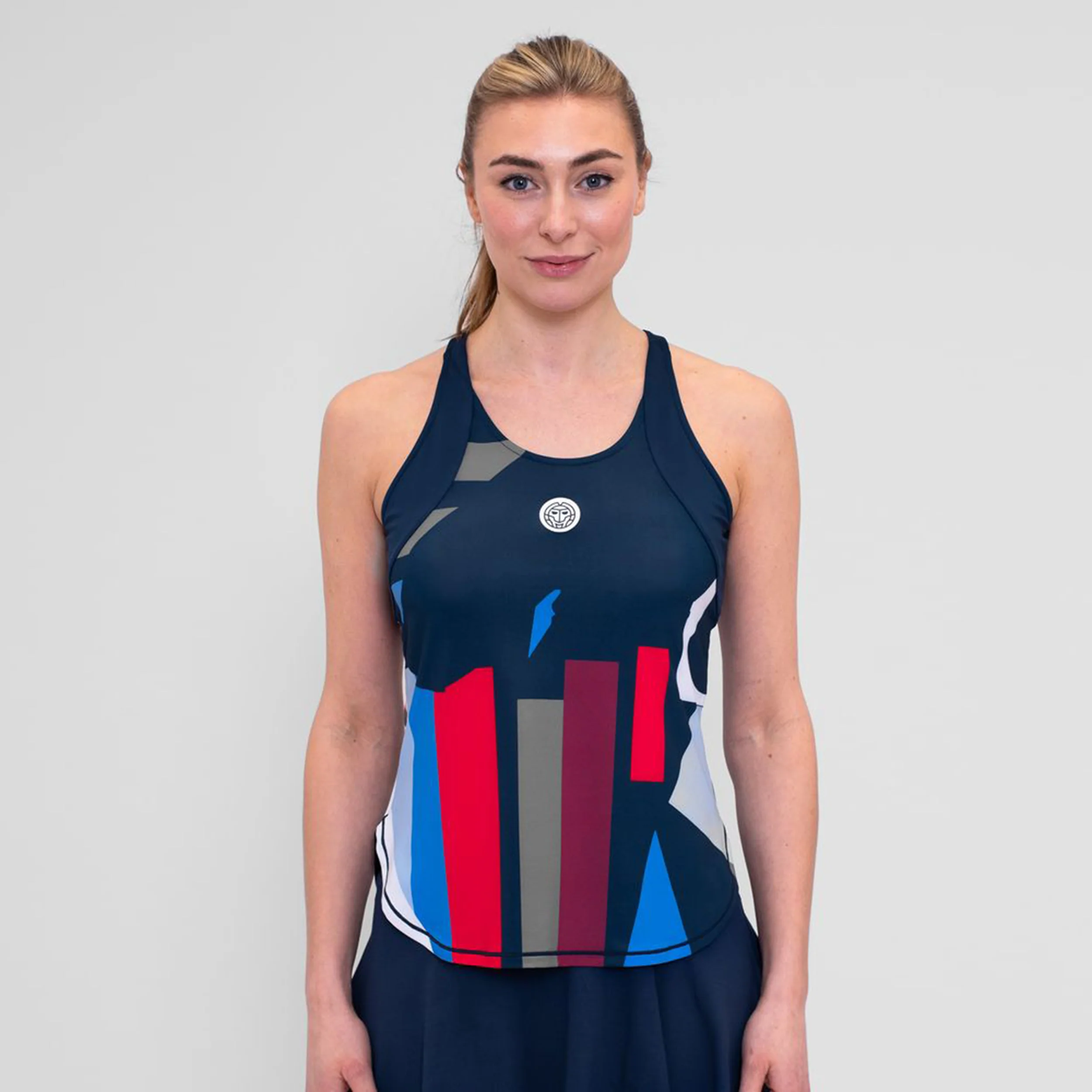 New York 2024 Tank Top Kobiety-Ciemnoniebieski,Wielokolorowy - Image 3