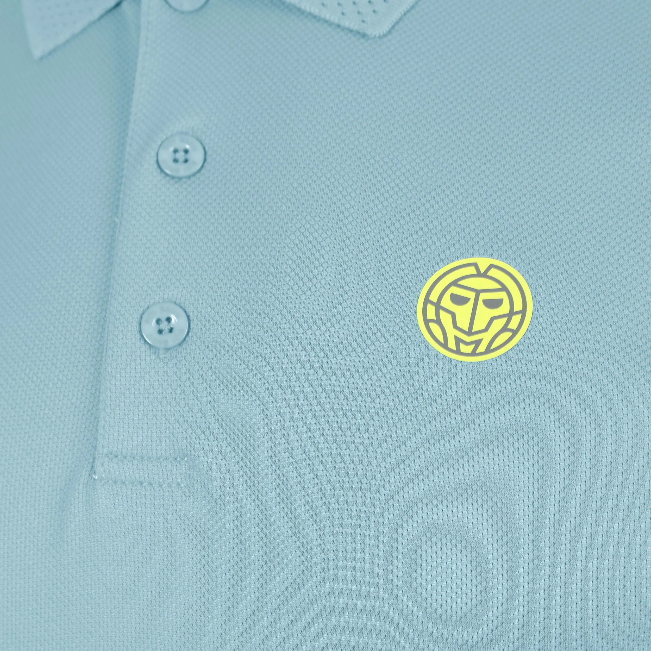 Solid Polo Mężczyźni-petrol - Image 3