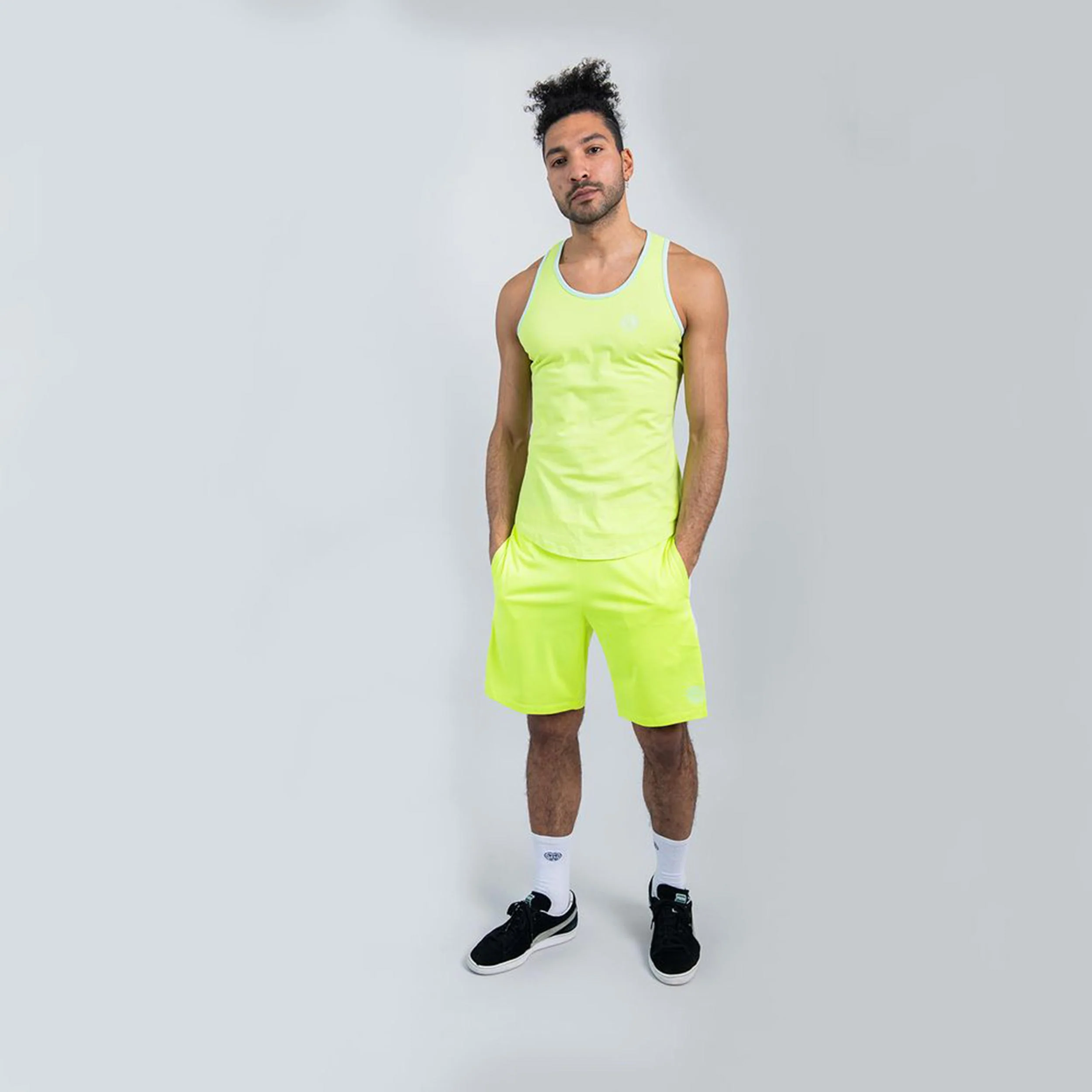 Trapezius Maximus Move Tank Top Mężczyźni-Neonowy Żółty - Image 3