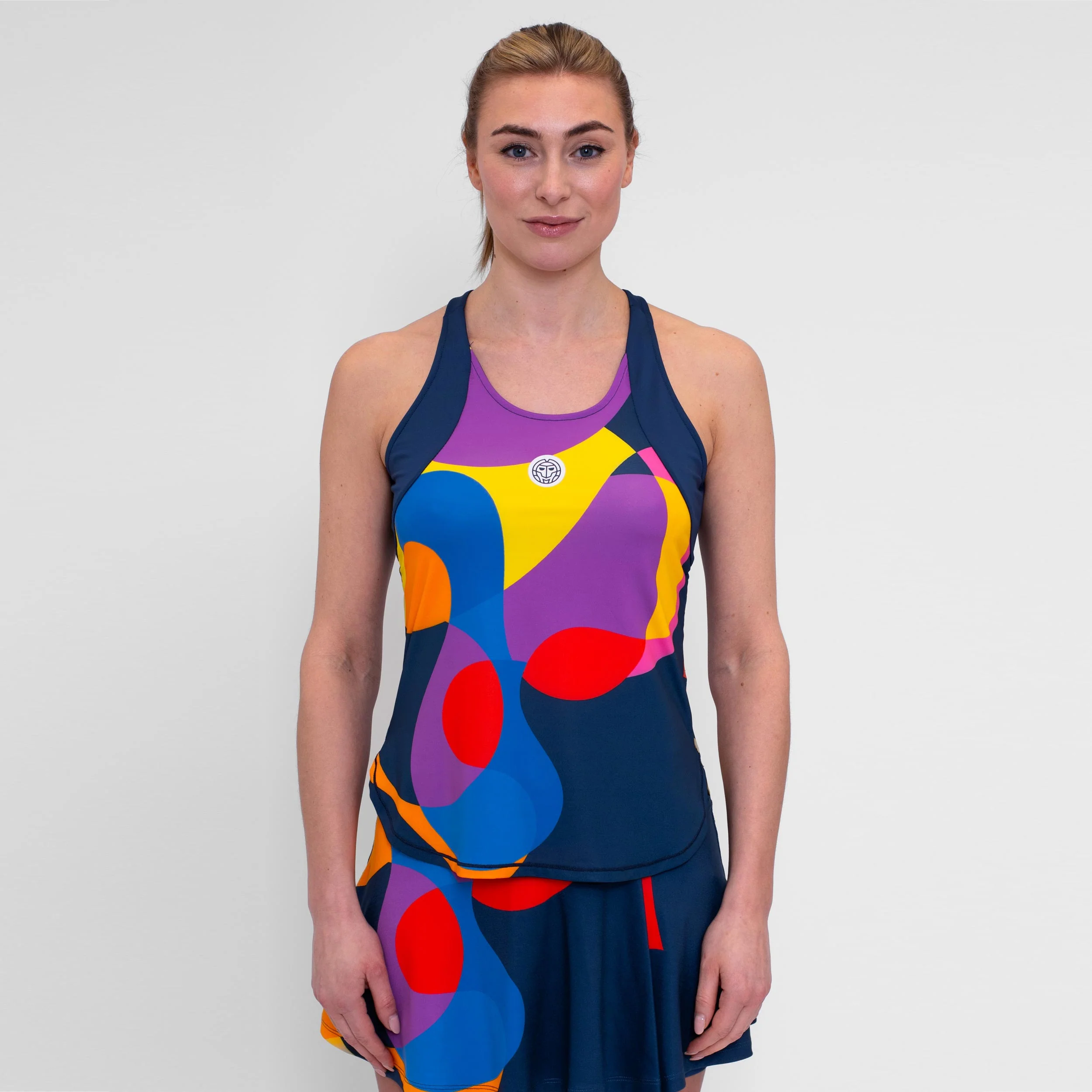 Twiggy Tank Top Kobiety-Ciemnoniebieski,Wielokolorowy - Image 6