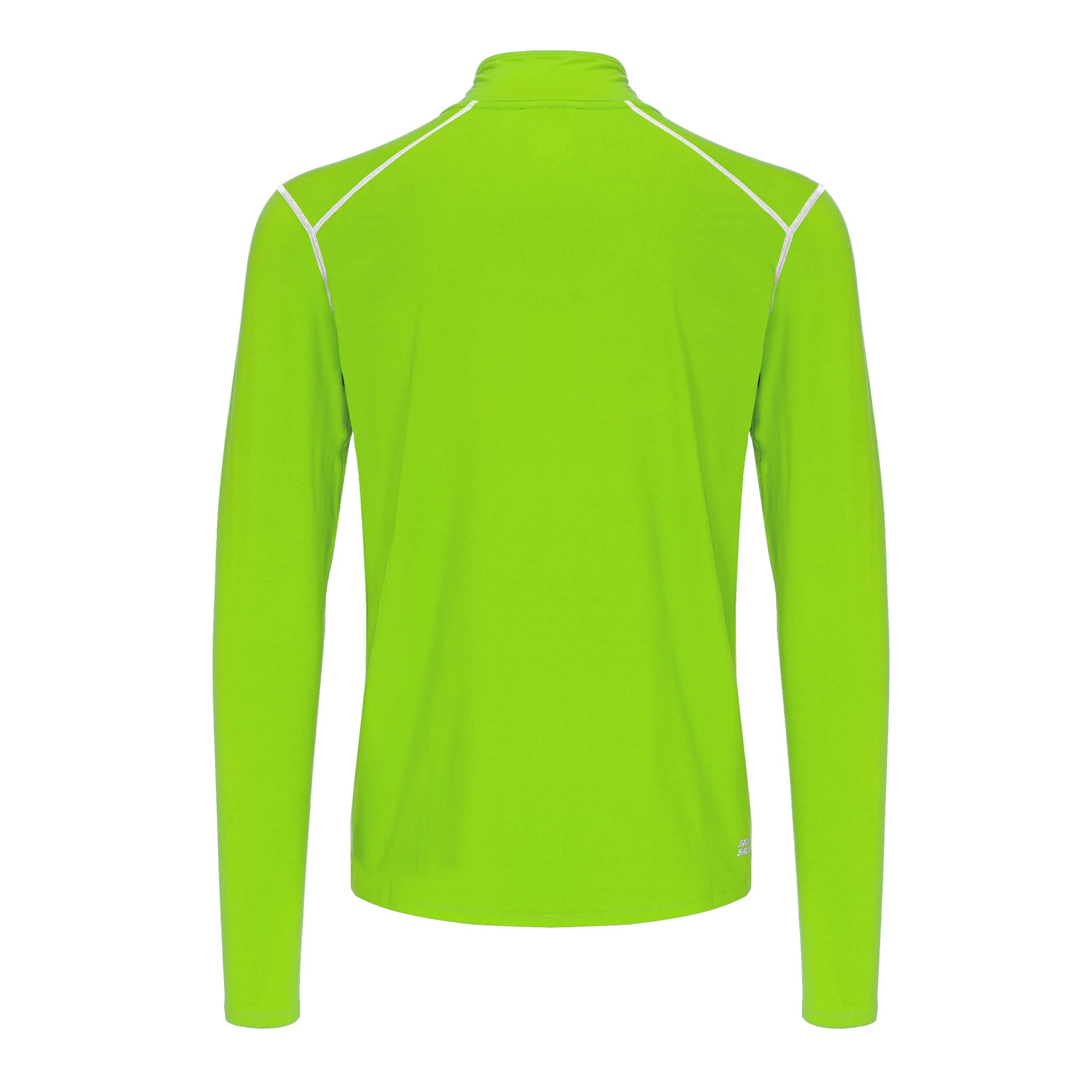 Zac Tech Half Zip Długi Rękaw Mężczyźni - neonowy zielony, biały - Image 2
