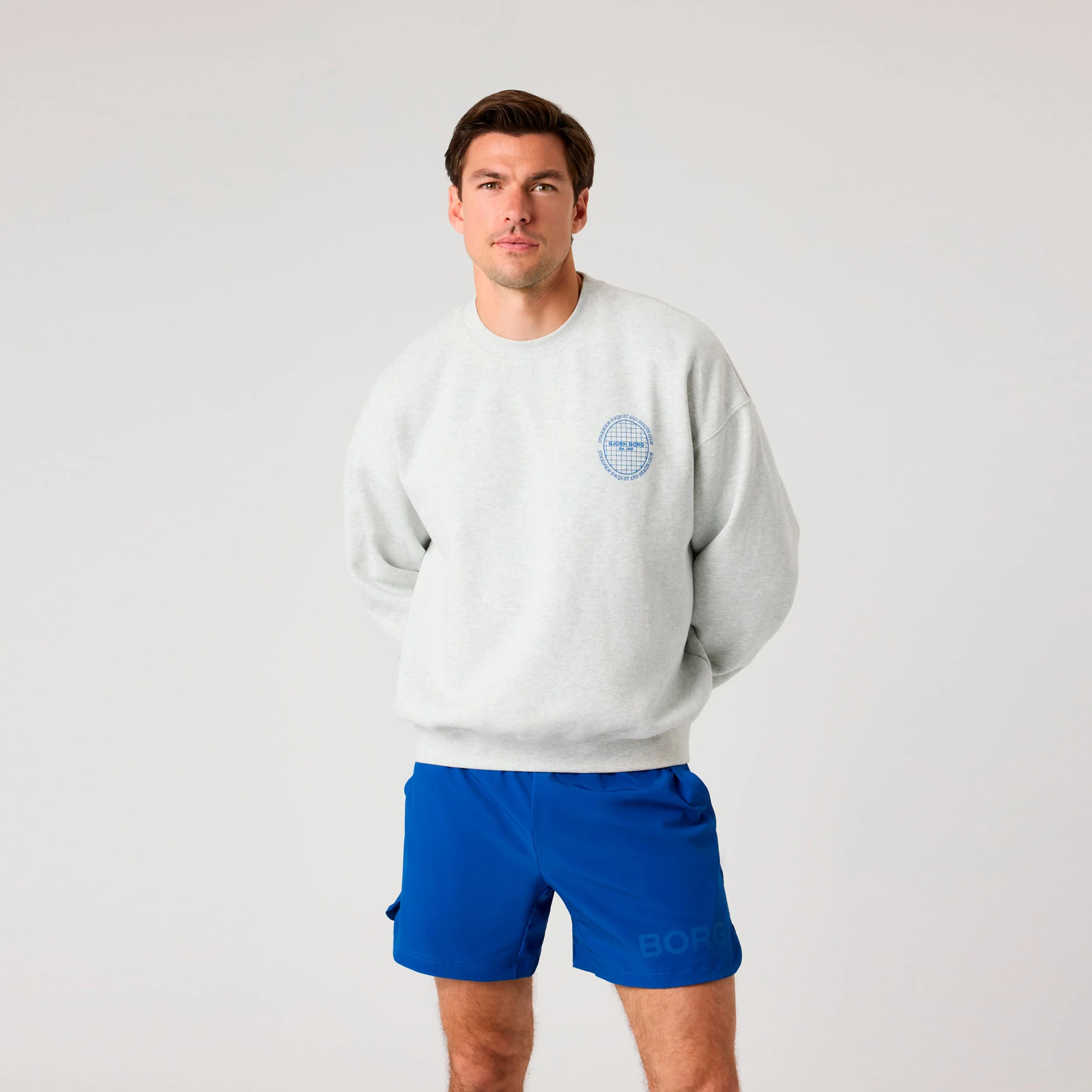 Ace Oversized Bluza Mężczyźni - jasnoszary
