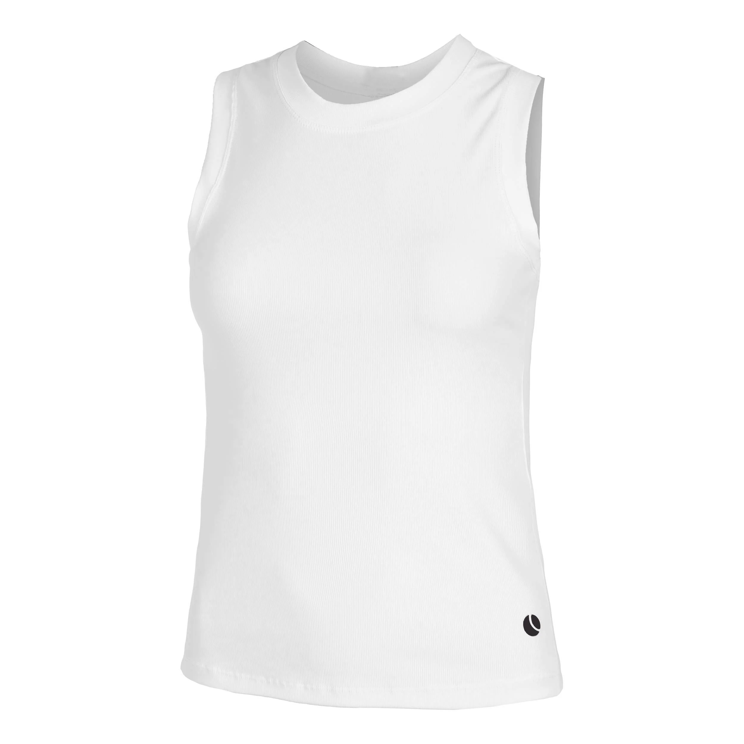 Ace Pocket Ribbed Tank top Kobiety - biały