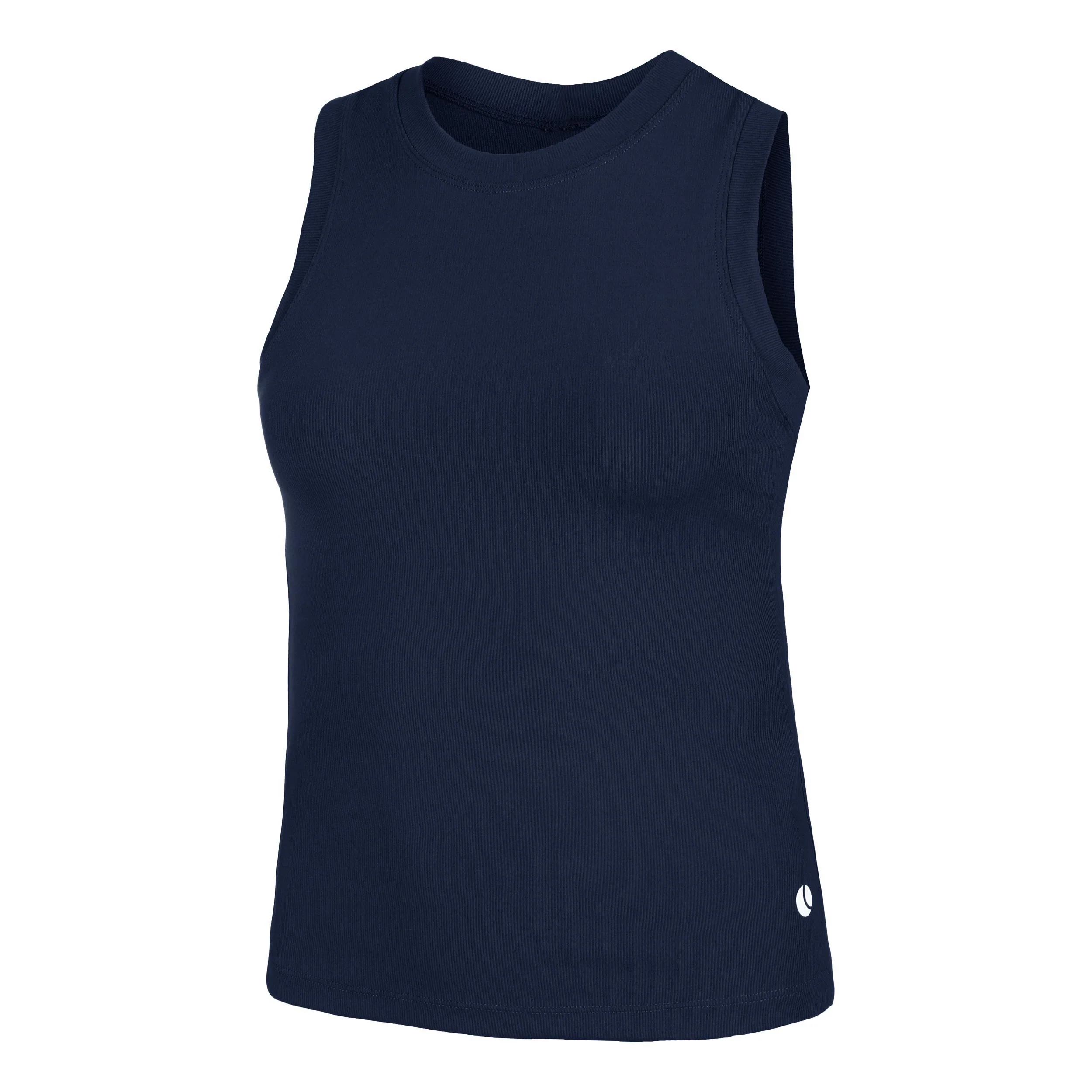 Ace Pocket Ribbed Tank top Kobiety - ciemnoniebieski