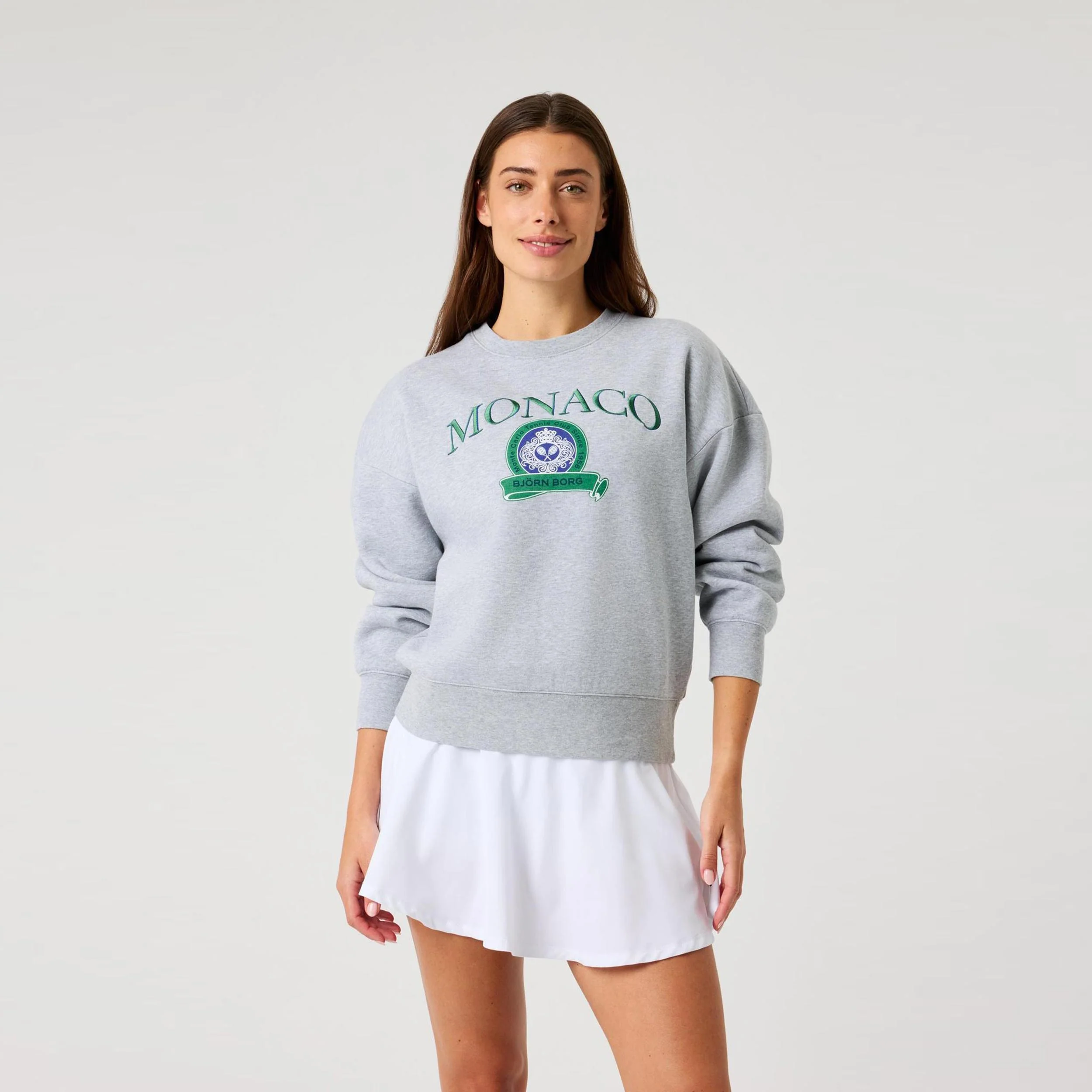 Boyfriend Bluza Kobiety-jasnoszary