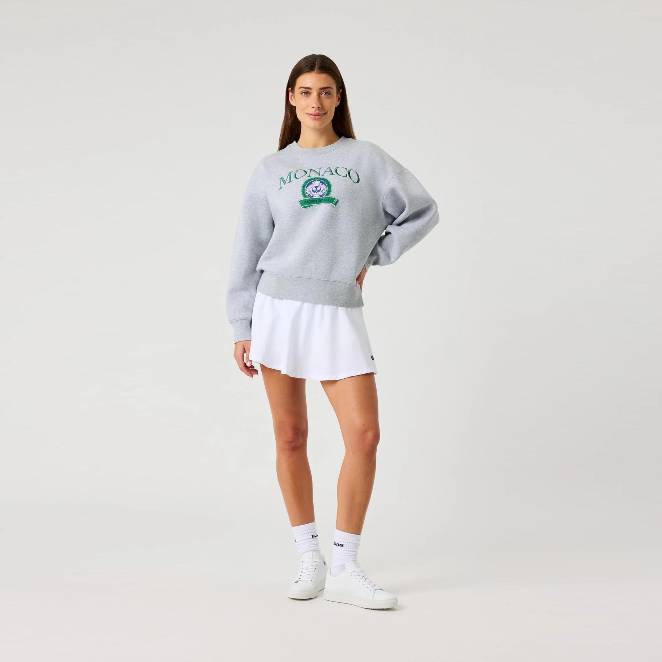 Boyfriend Bluza Kobiety-jasnoszary - Image 4