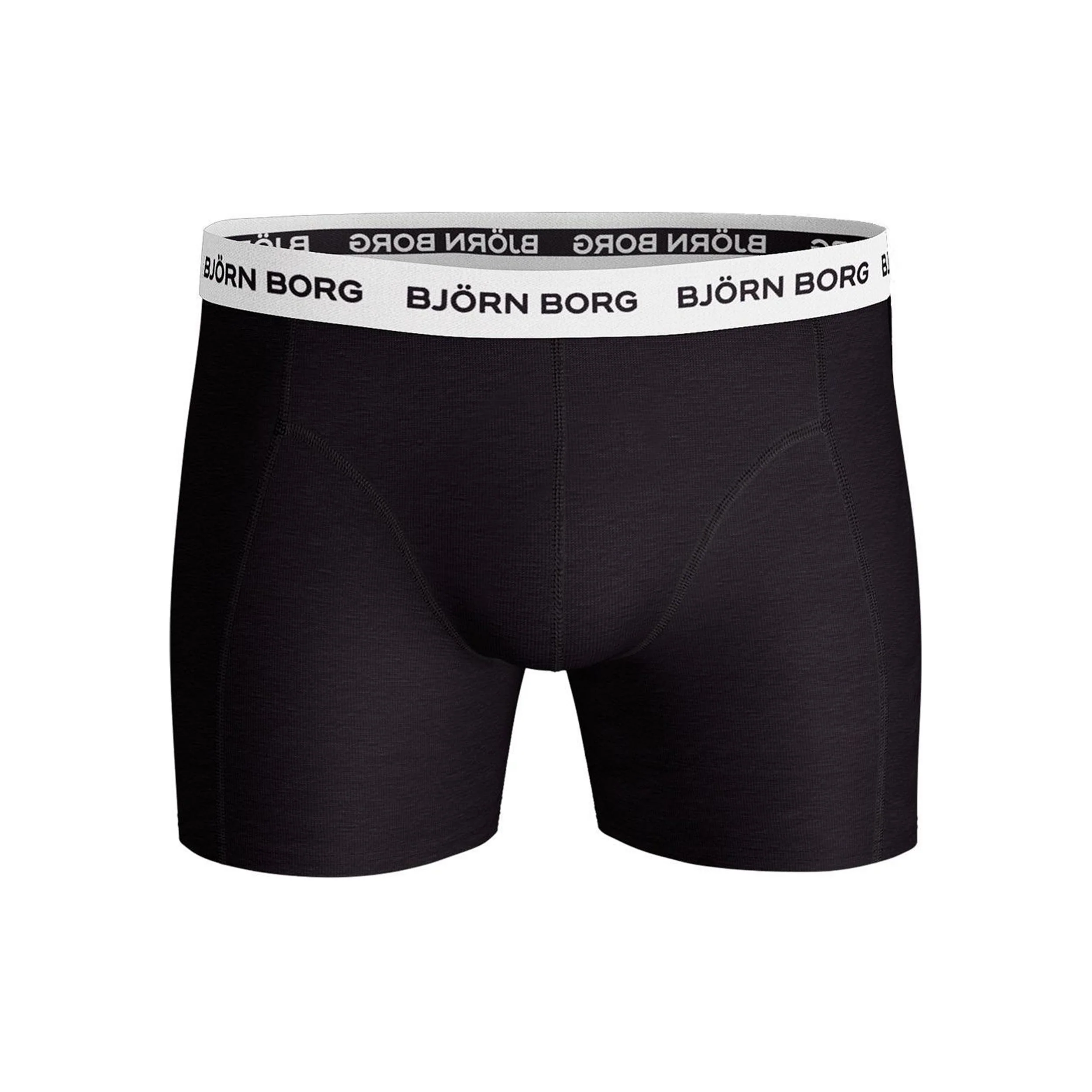 Cotton Stretch Bokserki sportowe Opakowanie 3 szt. Mężczyźni - czarny, biały - Image 2