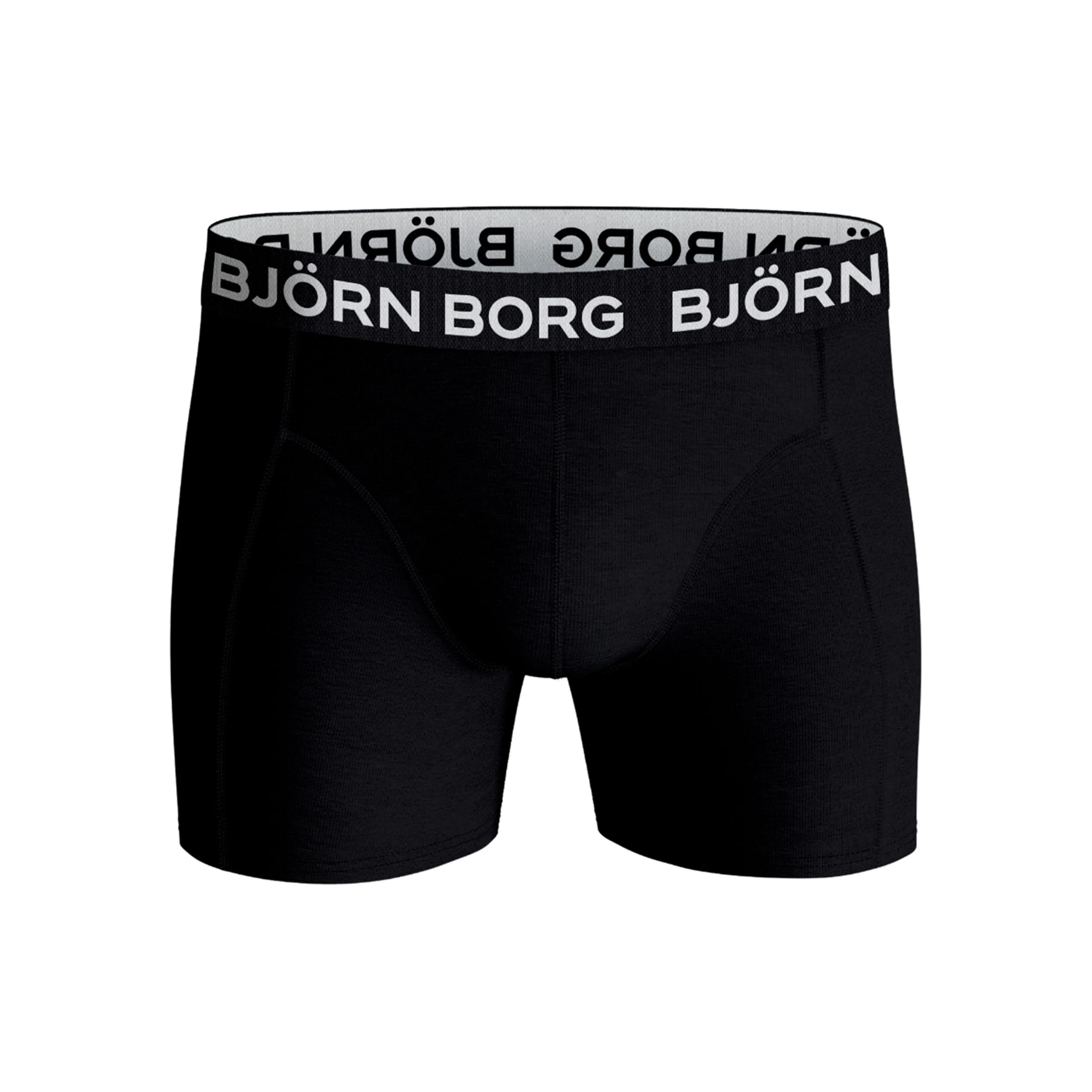 Cotton Stretch Bokserki sportowe Opakowanie 3 szt. Mężczyźni - czarny, ciemnozielony - Image 2