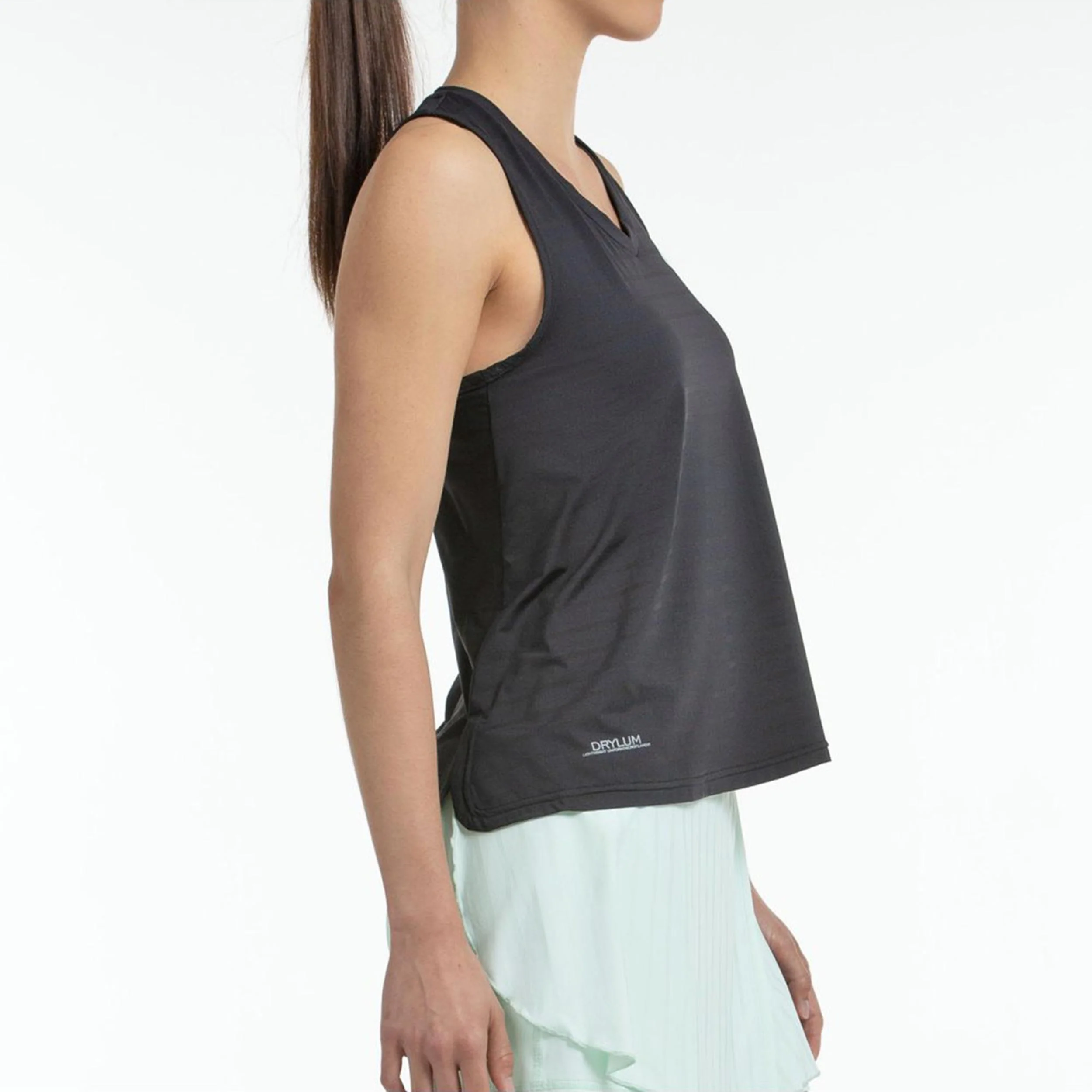 Adies Tank Top Kobiety-Czarny - Image 4
