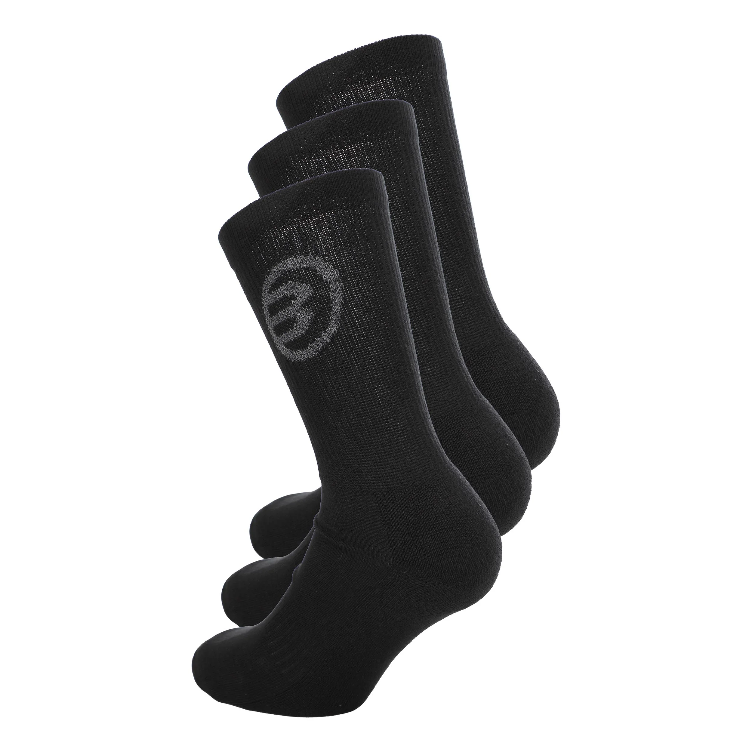 BP262 (PACK DE 3) Skarpety sportowe Unisex - czarny - Image 2