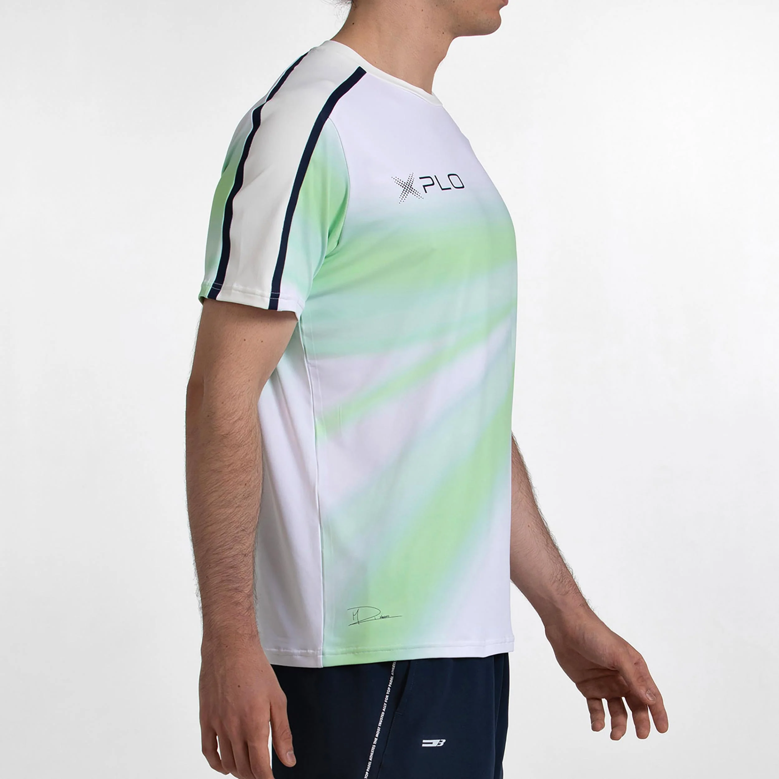Dinenno 26V Koszulka Mężczyźni - biały, zieleń - Image 4