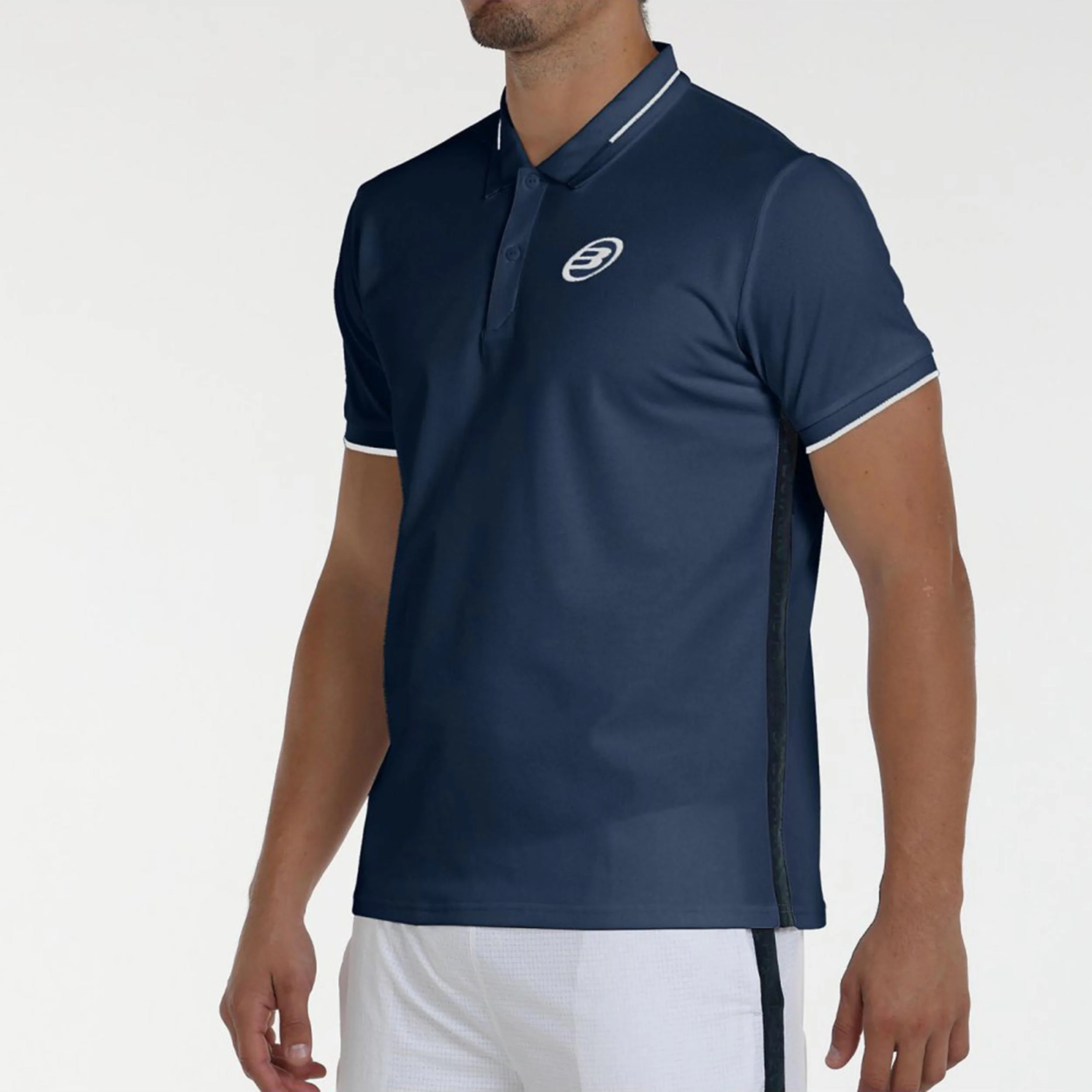 Leiro 25V Polo Mężczyźni-Ciemnoniebieski - Image 3