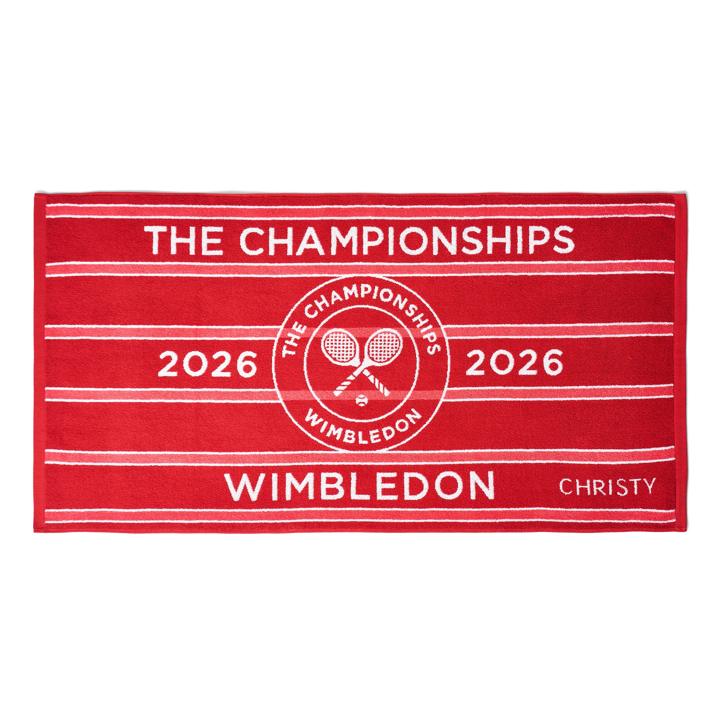 Wimbledon Champ Ręcznik - czerwony