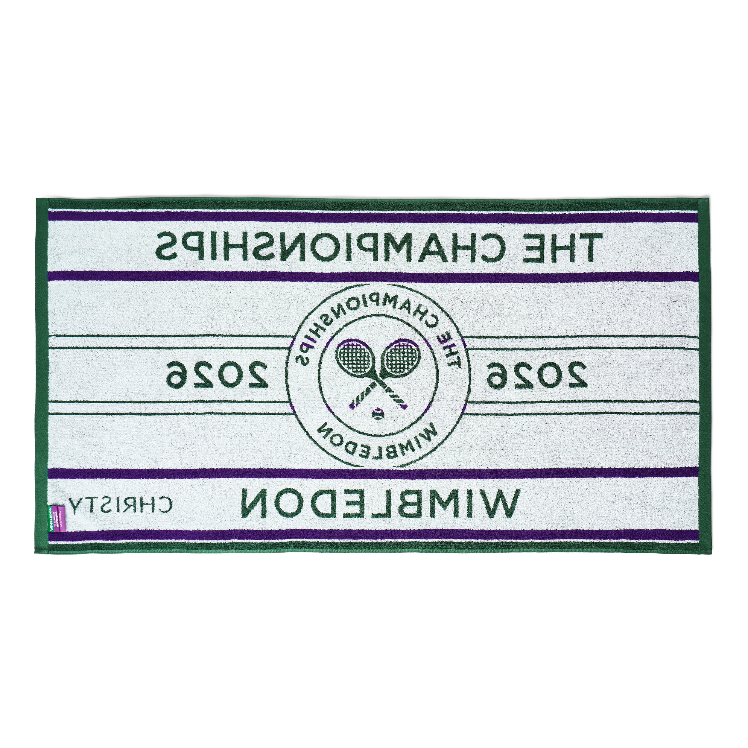 Wimbledon Champ Ręcznik - zieleń, liliowy - Image 2