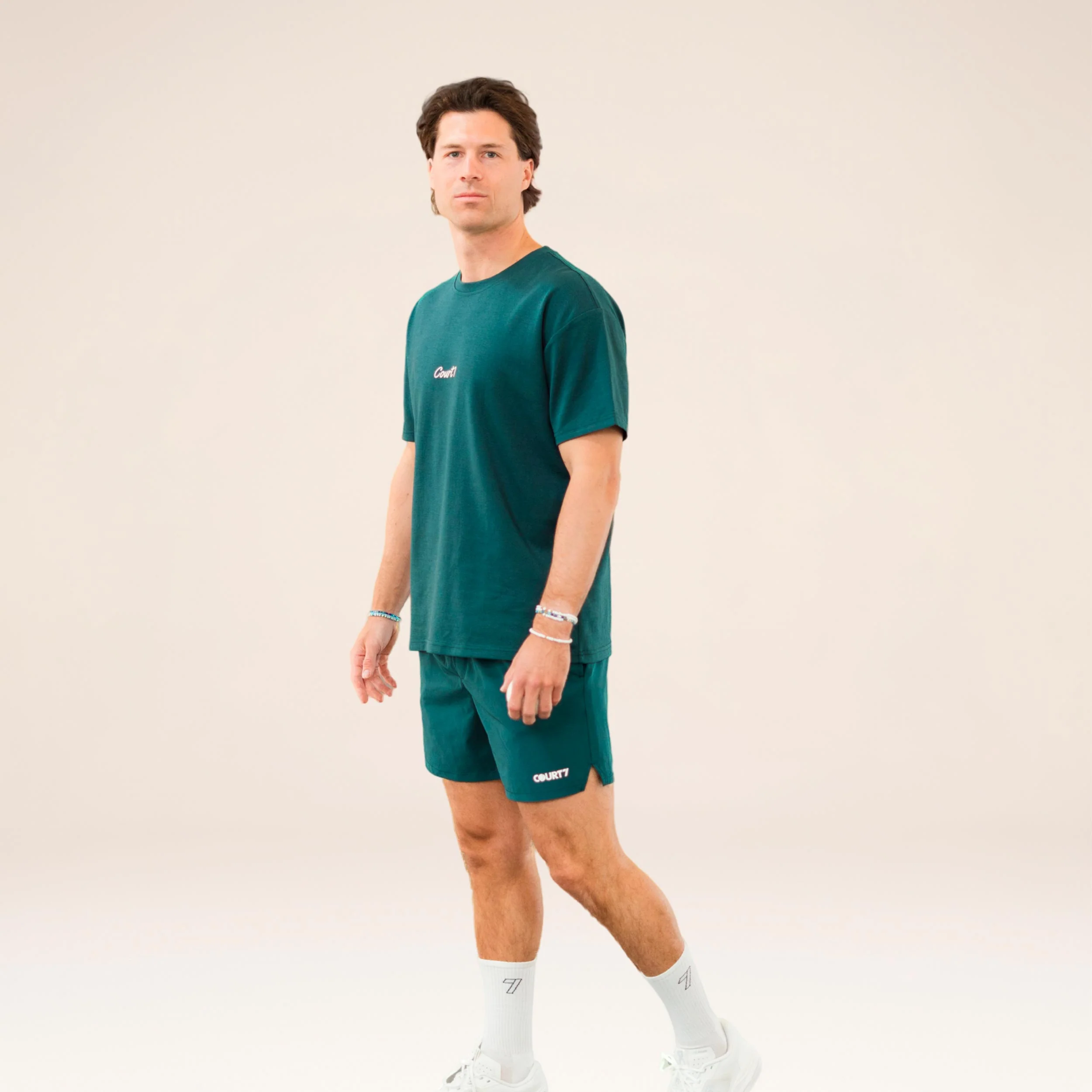 AD-IN Basic 2.0 Koszulka Unisex - ciemnozielony - Image 5