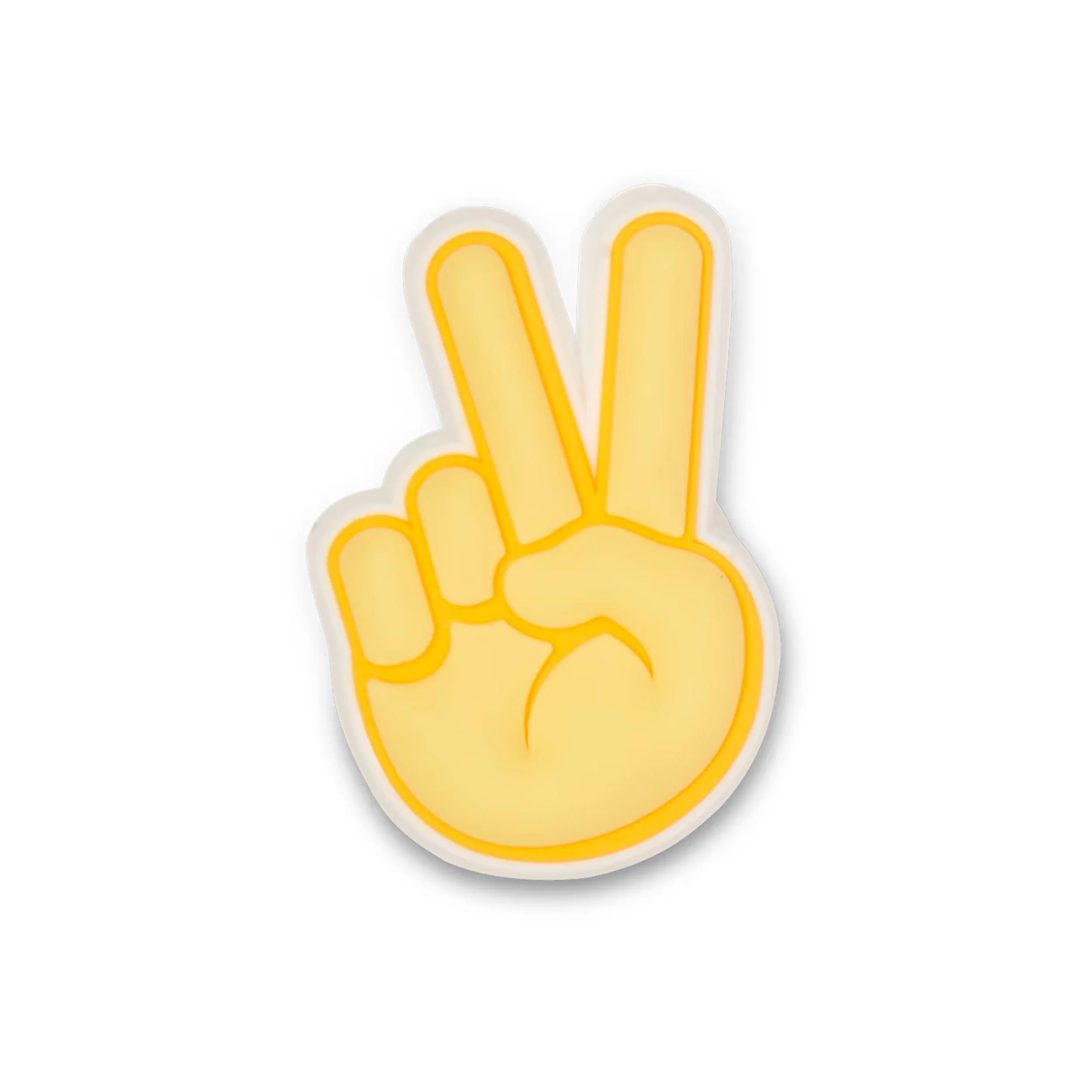 Peace Hand Sign Inne Unisex - żółty, biały