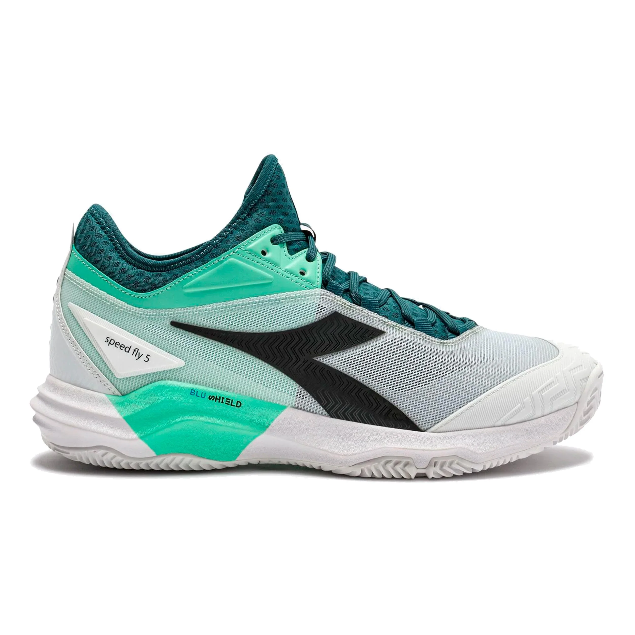 Speed Blushield Fly 5 buty do tenisa ziemnego Mężczyźni-petrol, czarny