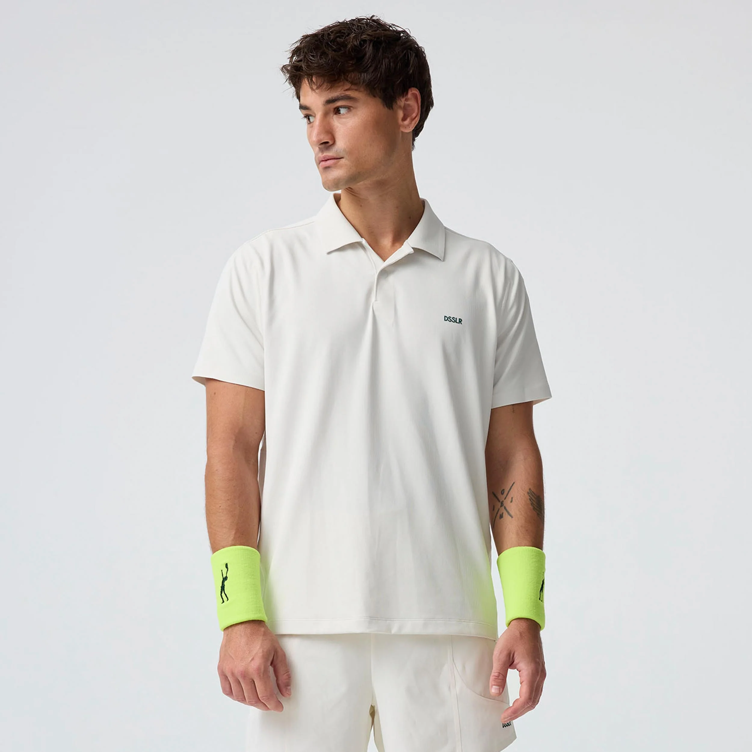 Match Polo Mężczyźni-Krem